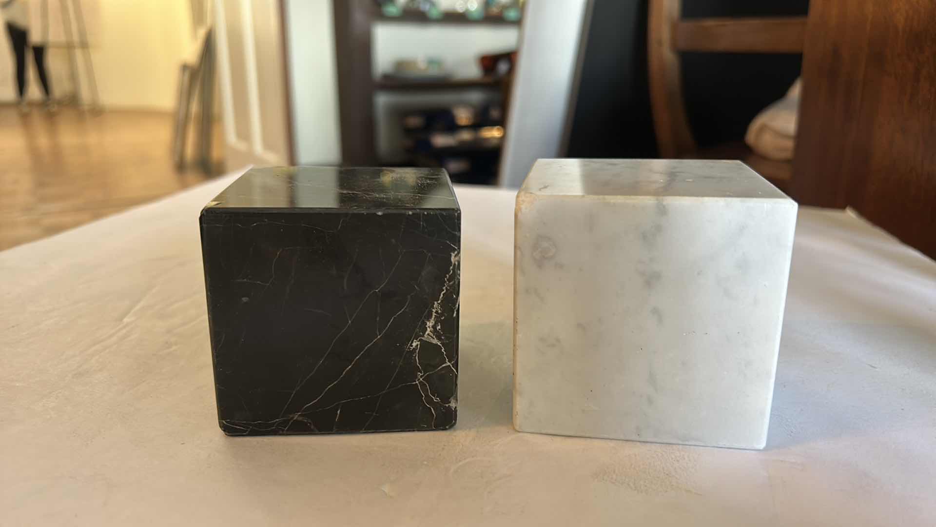 Photo 1 of 3” BLACK AND WHITE ROCK CUBES