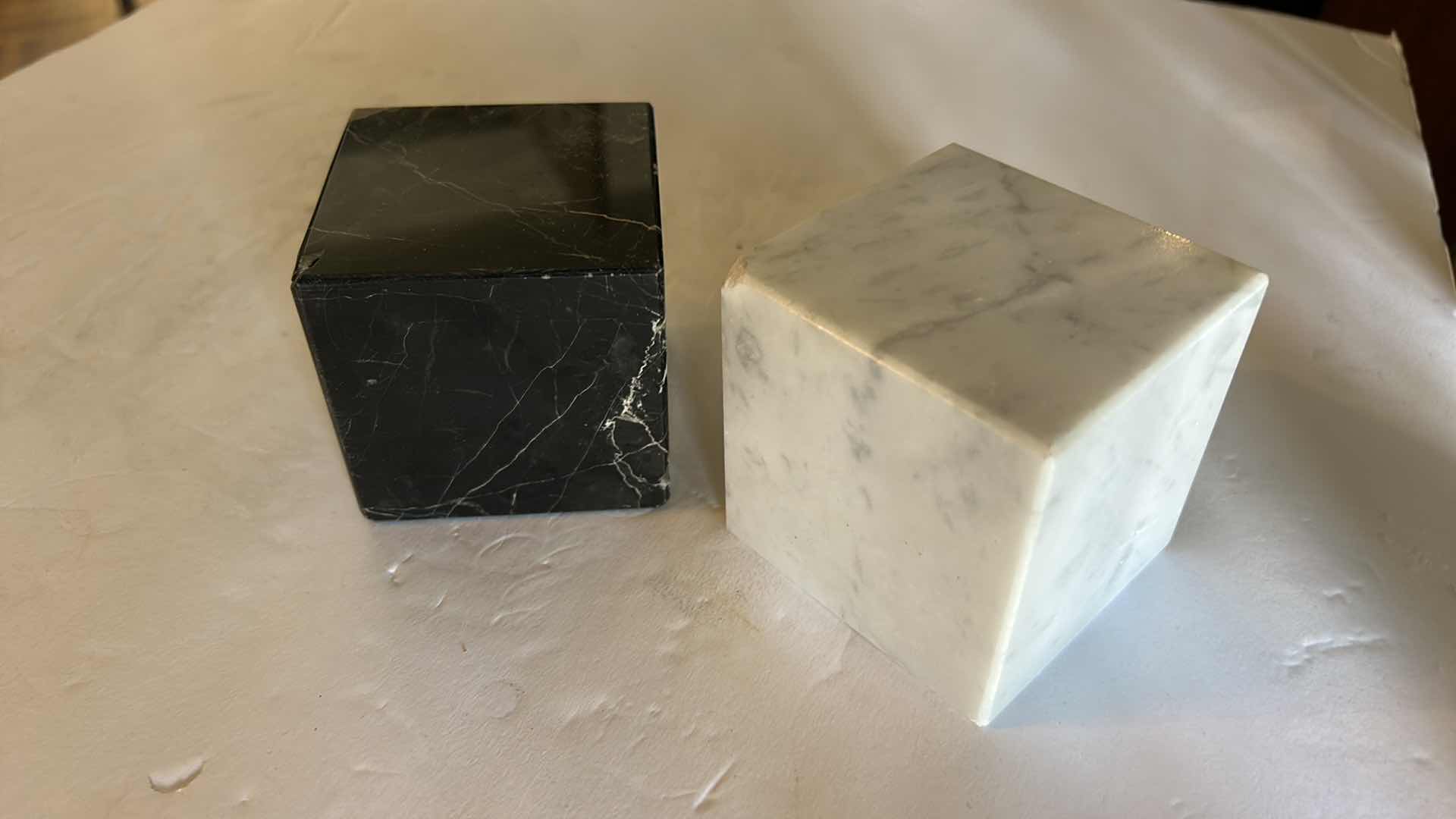 Photo 1 of 3” BLACK AND WHITE ROCK CUBES