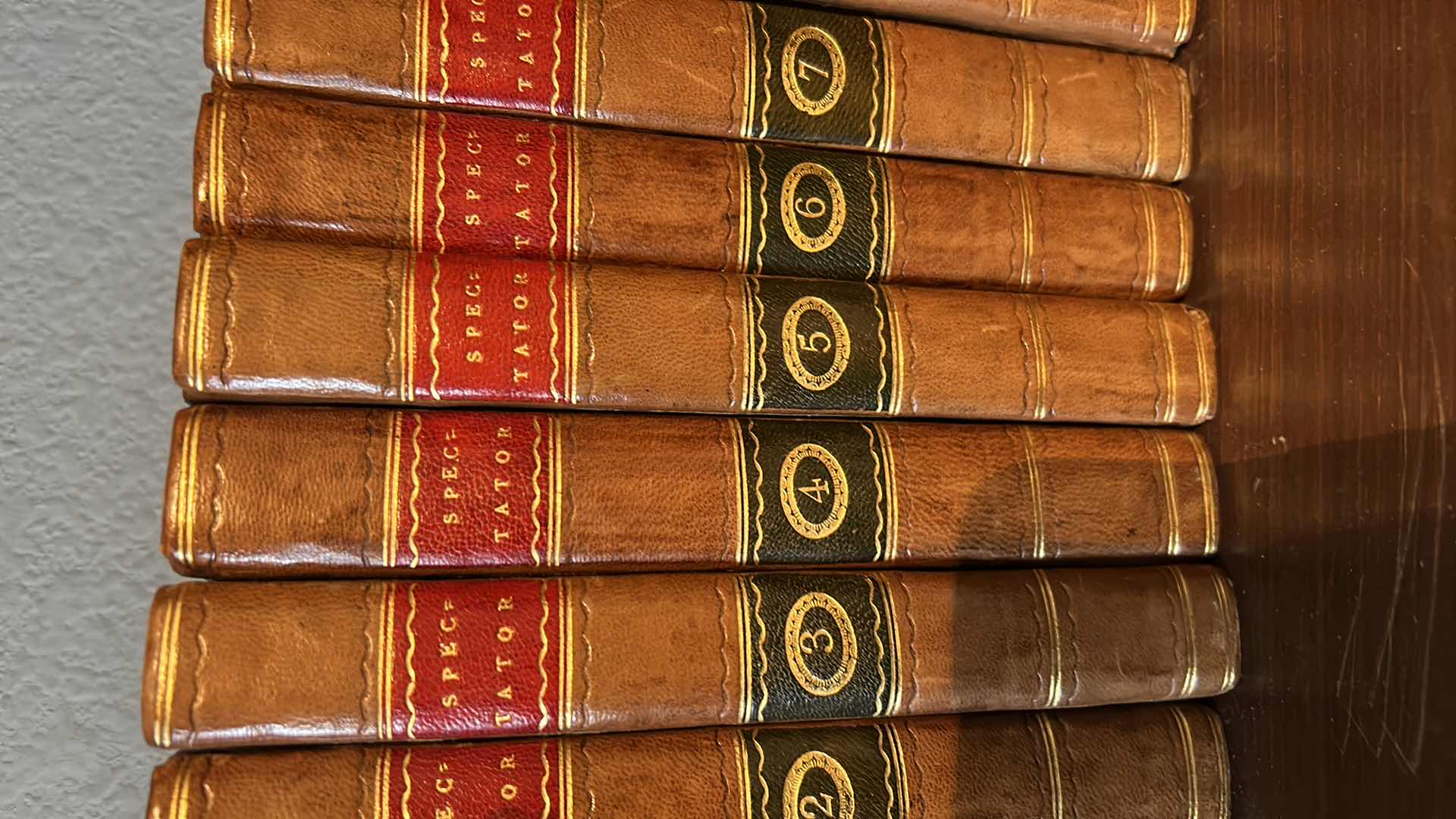 Photo 3 of 8  ANTIQUE HARDCOVER SPEC TATOR  BOOKS