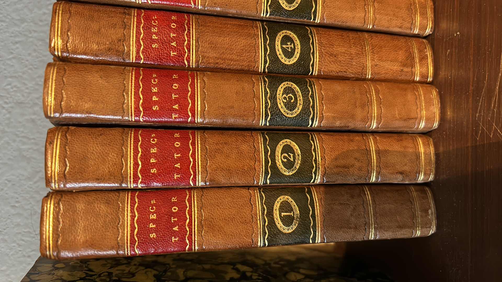 Photo 2 of 8  ANTIQUE HARDCOVER SPEC TATOR  BOOKS