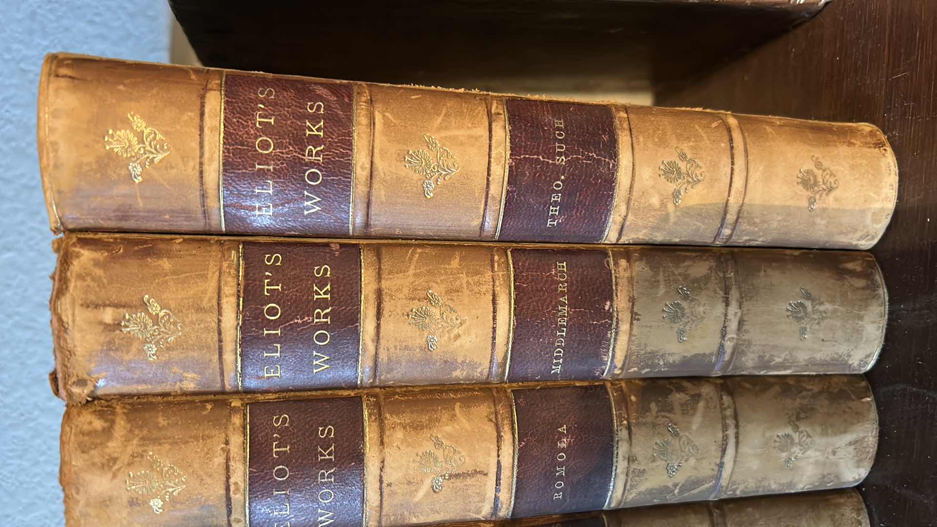 Photo 2 of 8 ANTIQUE HARDCOVER BOOKS - ELLIOT’S WORKS