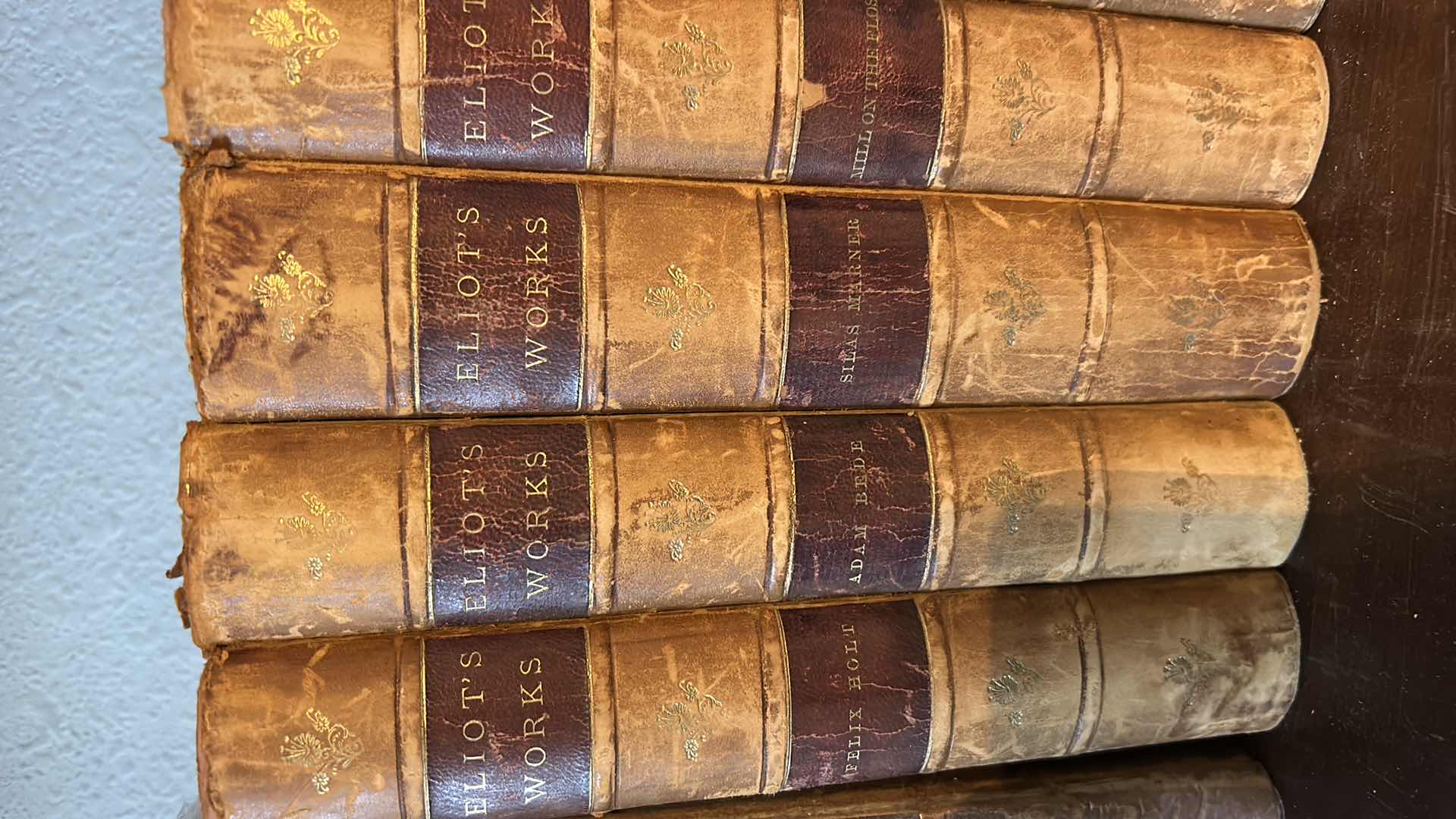 Photo 4 of 8 ANTIQUE HARDCOVER BOOKS - ELLIOT’S WORKS