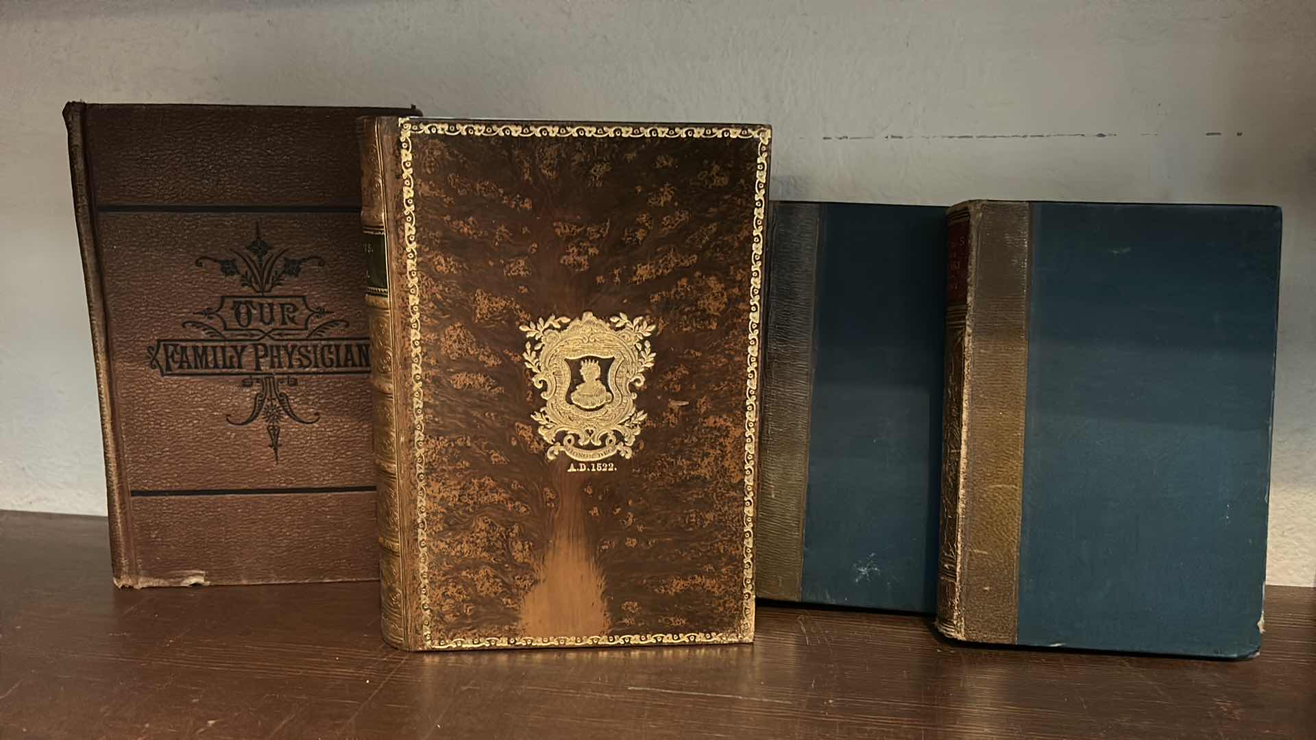 Photo 1 of 4  ANTIQUE HARDCOVER BOOKS