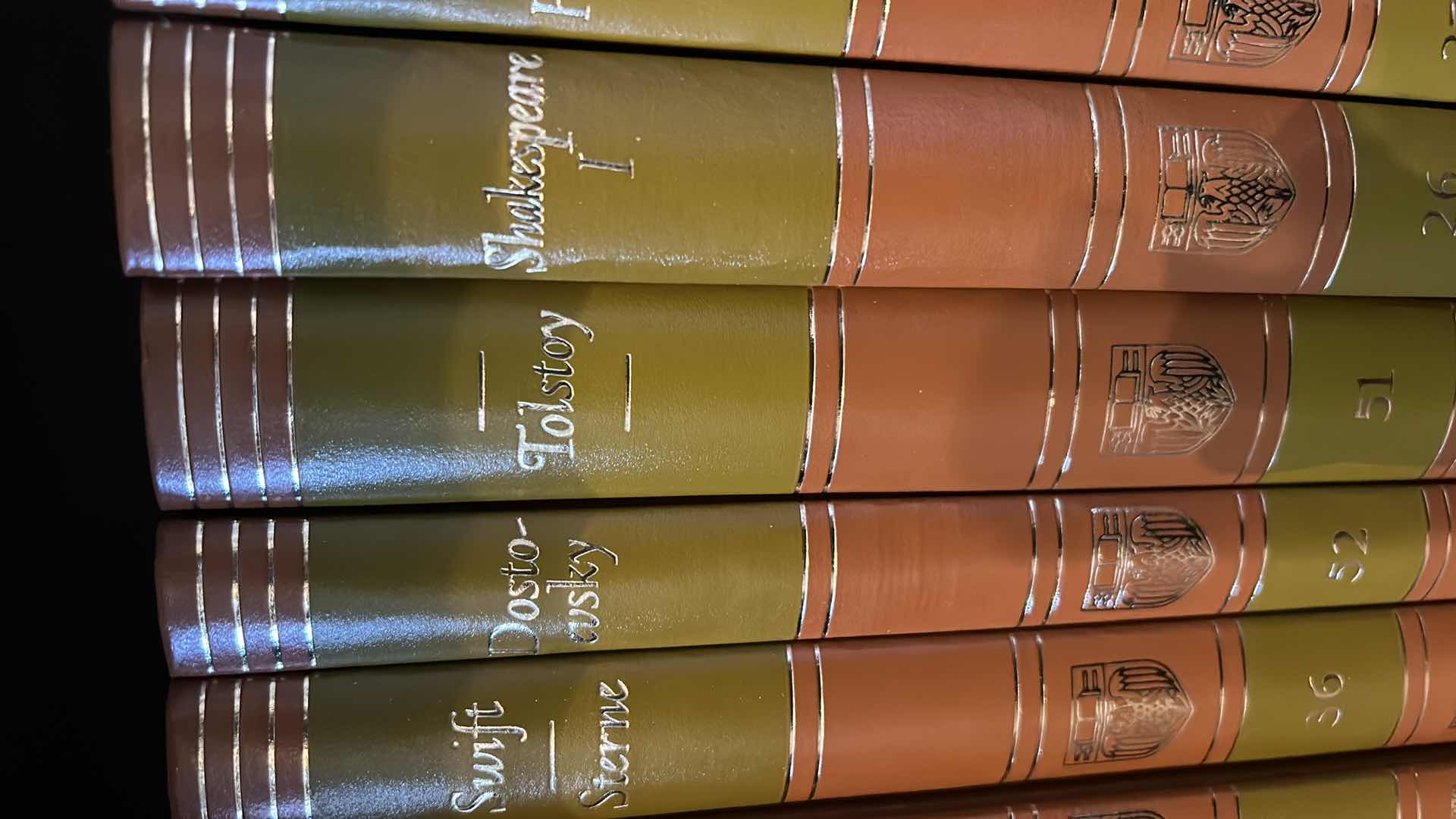 Photo 1 of 16  ANTIQUE HARDCOVER BOOKS - BRITANNICA GREAT BOOKS