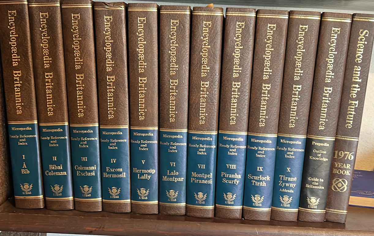Photo 1 of 12 ENCYCLOPEDIA BRITANNICA HARDCOVER BOOKS