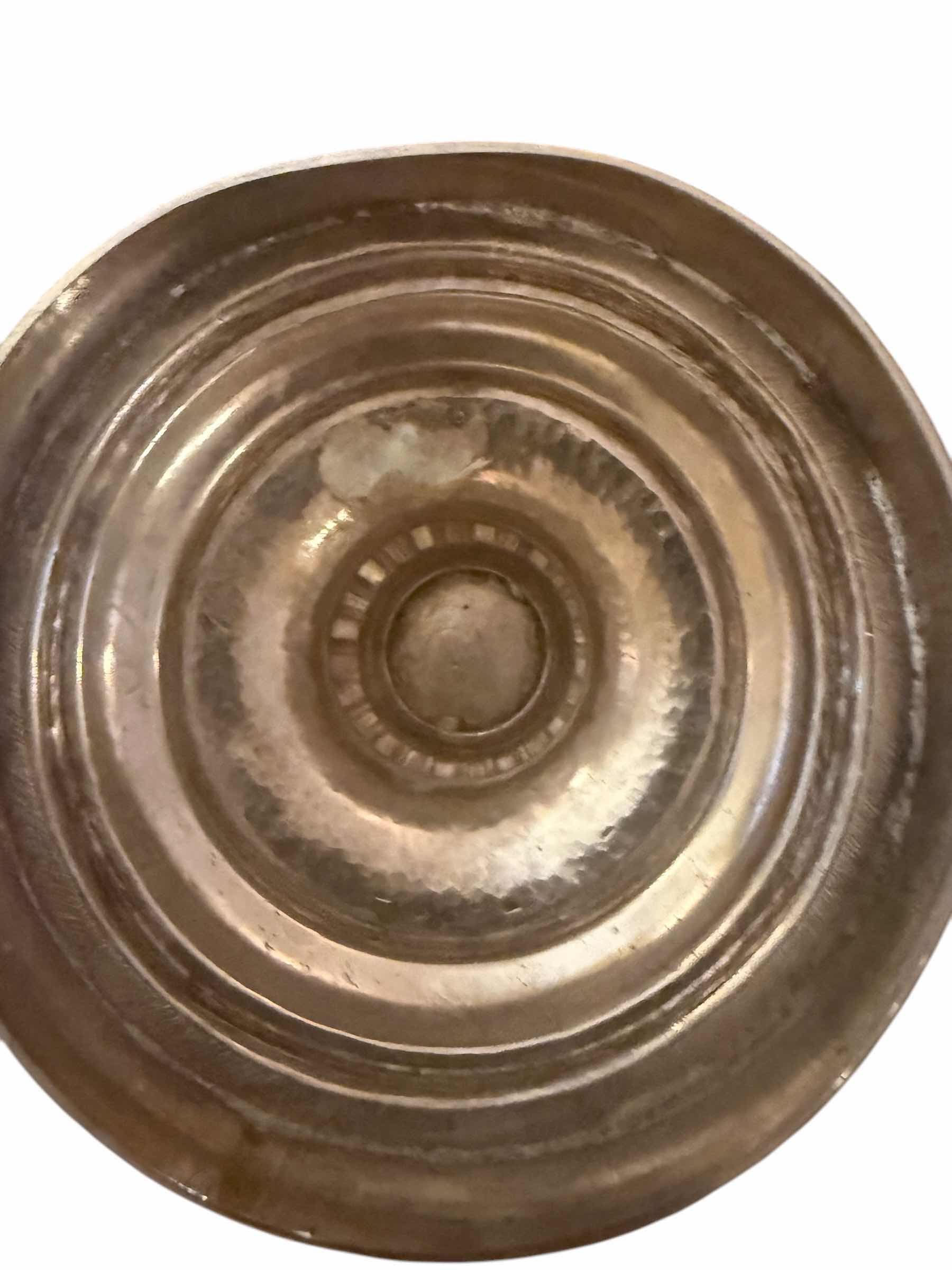 Photo 1 of 3-ANTIQUE COIN SILVER SERVE WARE (PLATTERS & BOWL)