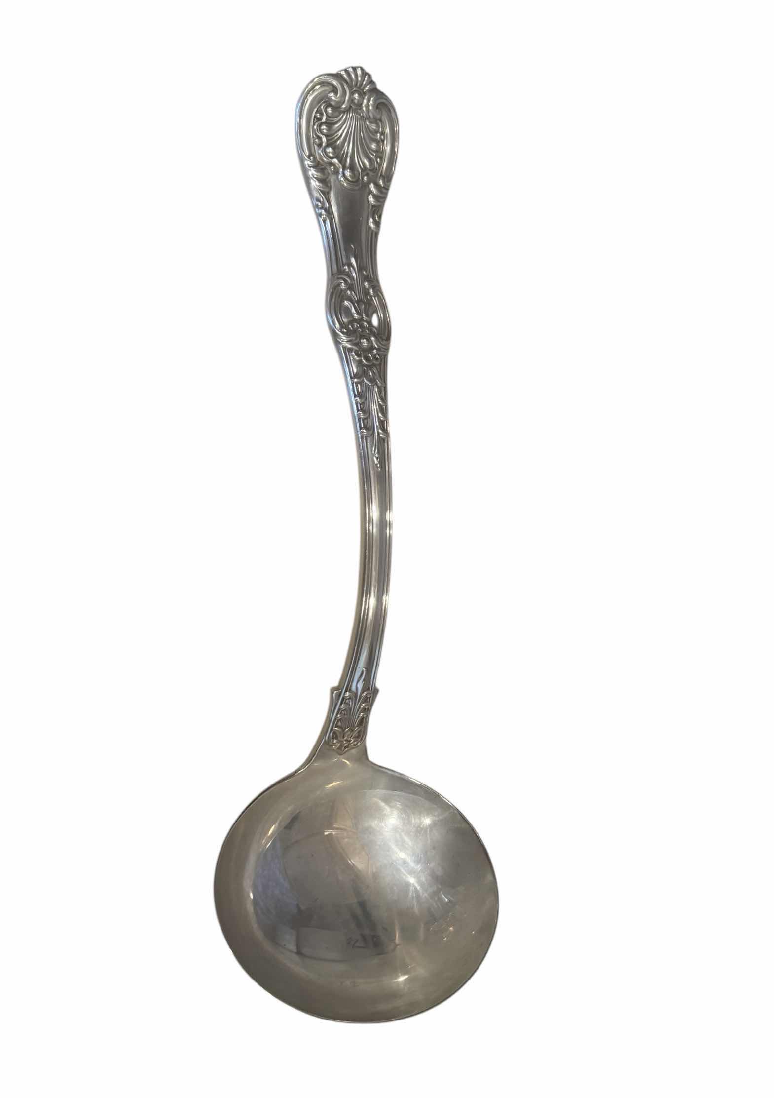 Photo 1 of TIFFANY & CO STERLING STERLING SILVER ENGLAND KING SOUP LADLE-L 13”- TOTAL WEIGHT 0.9 lbs