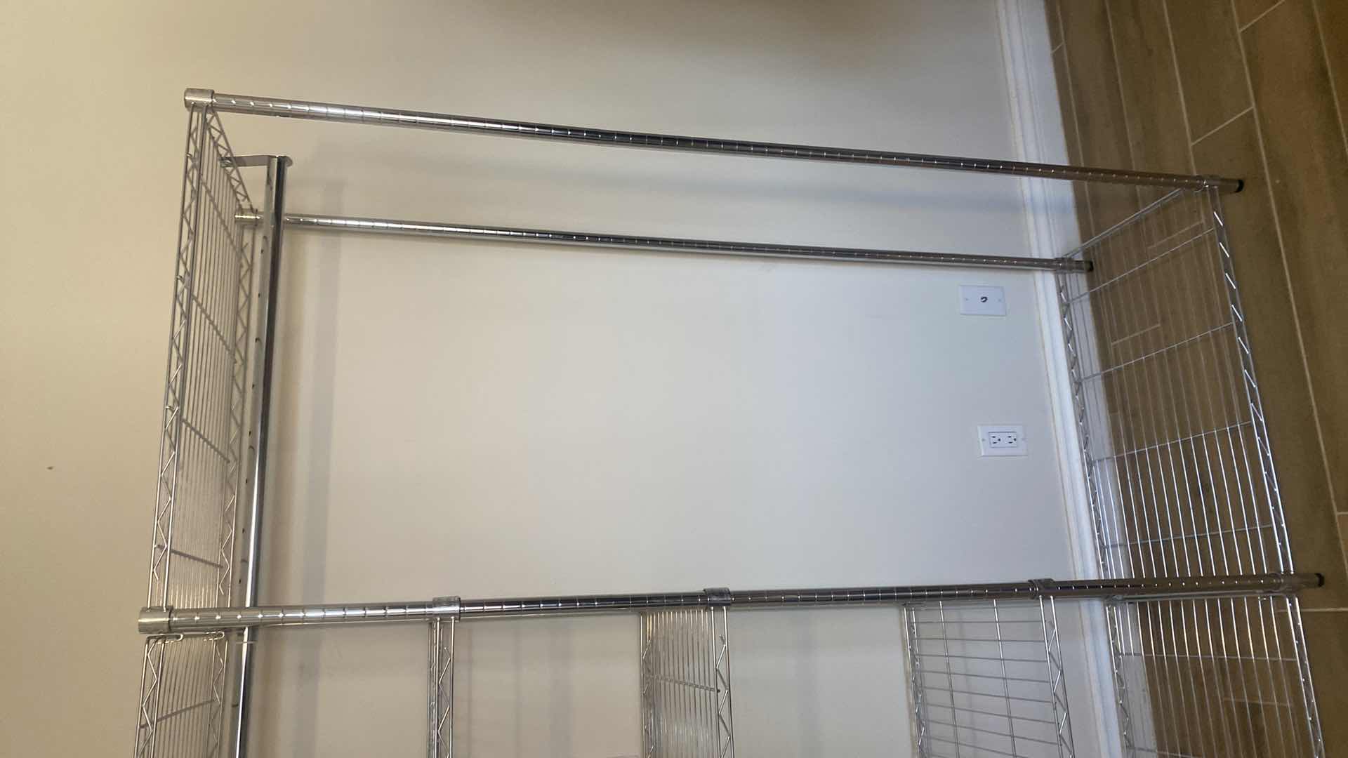 Photo 1 of CHROME STORAGE RACK 46“ x 18“ H 72”