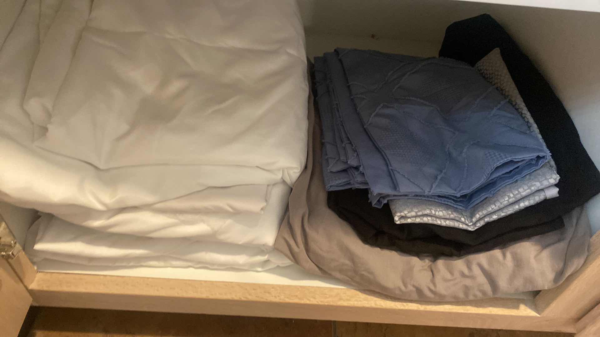 Photo 1 of CONTENTS CABINET-BEDDING, SHEETS