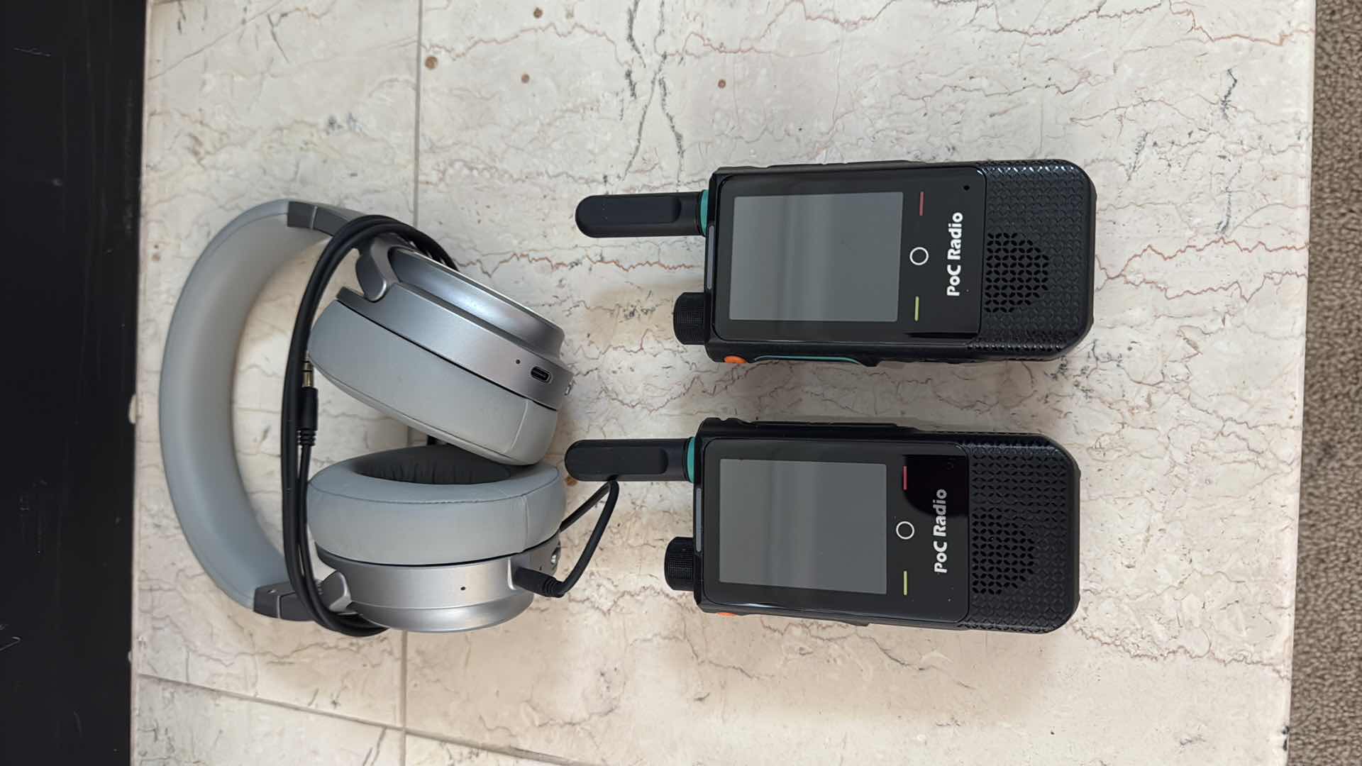 Photo 1 of 2-POC RADIOS, HEADPHONE