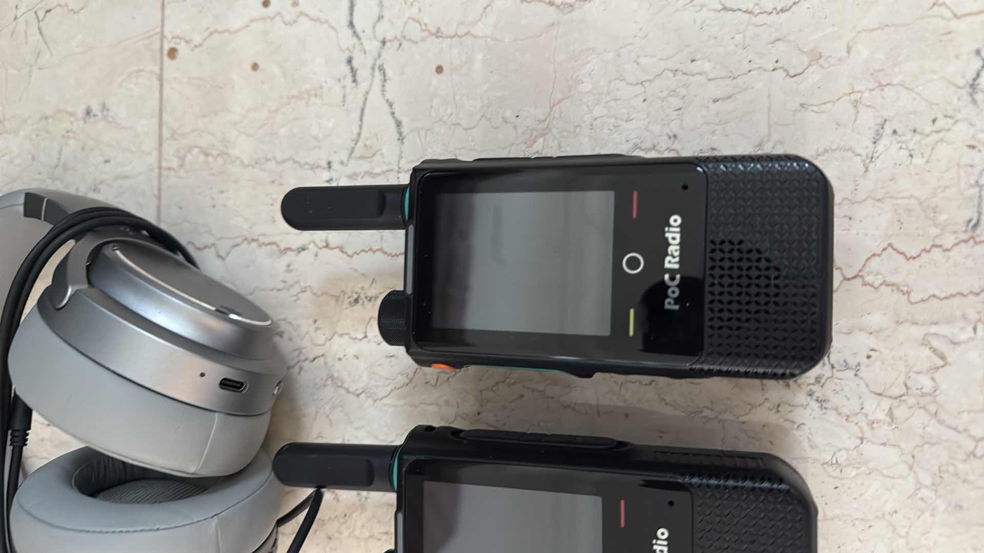 Photo 1 of 2-POC RADIOS, HEADPHONE