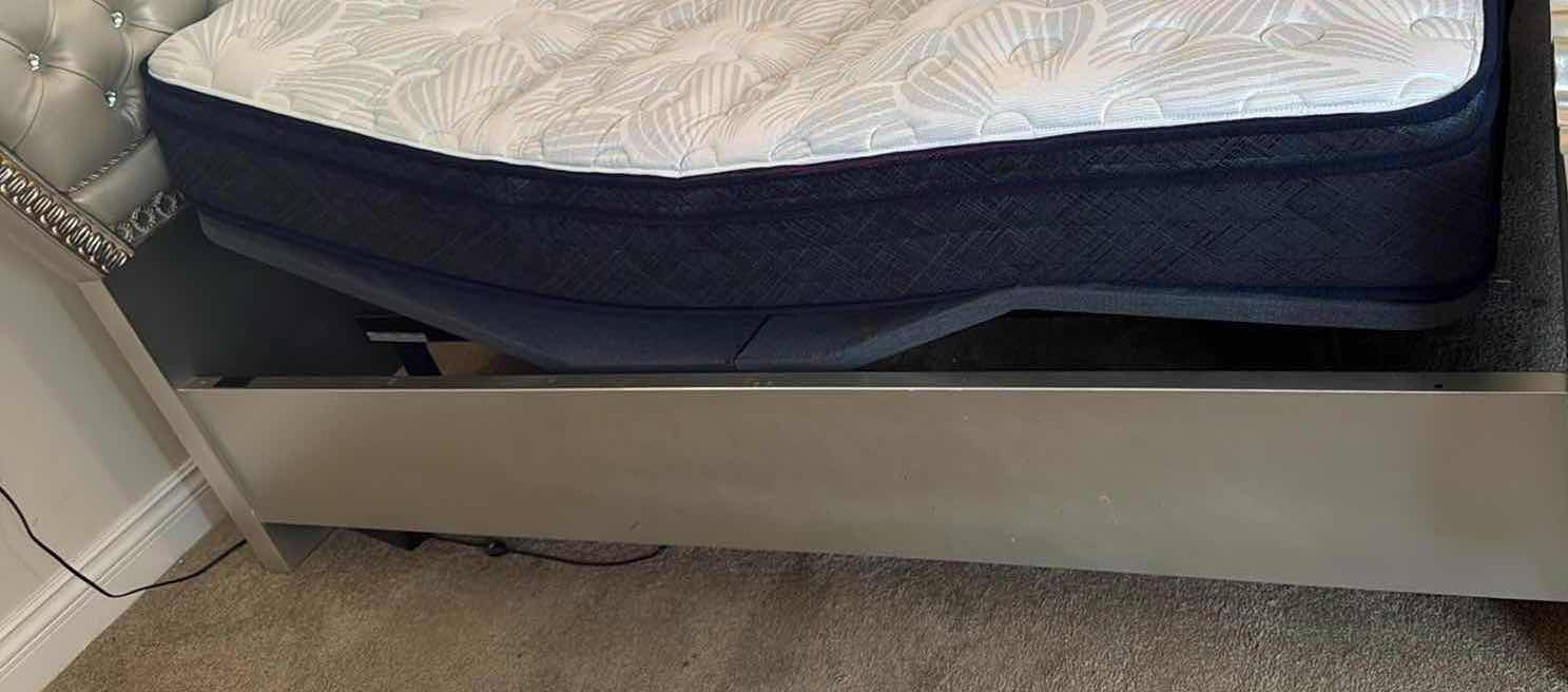 Photo 1 of ADJUSTABLE QUEEN SIZE BED FRAME W REMOTE BY MATTRESS FIRM (MATTRESS NOT INCLUDED-STAINED)