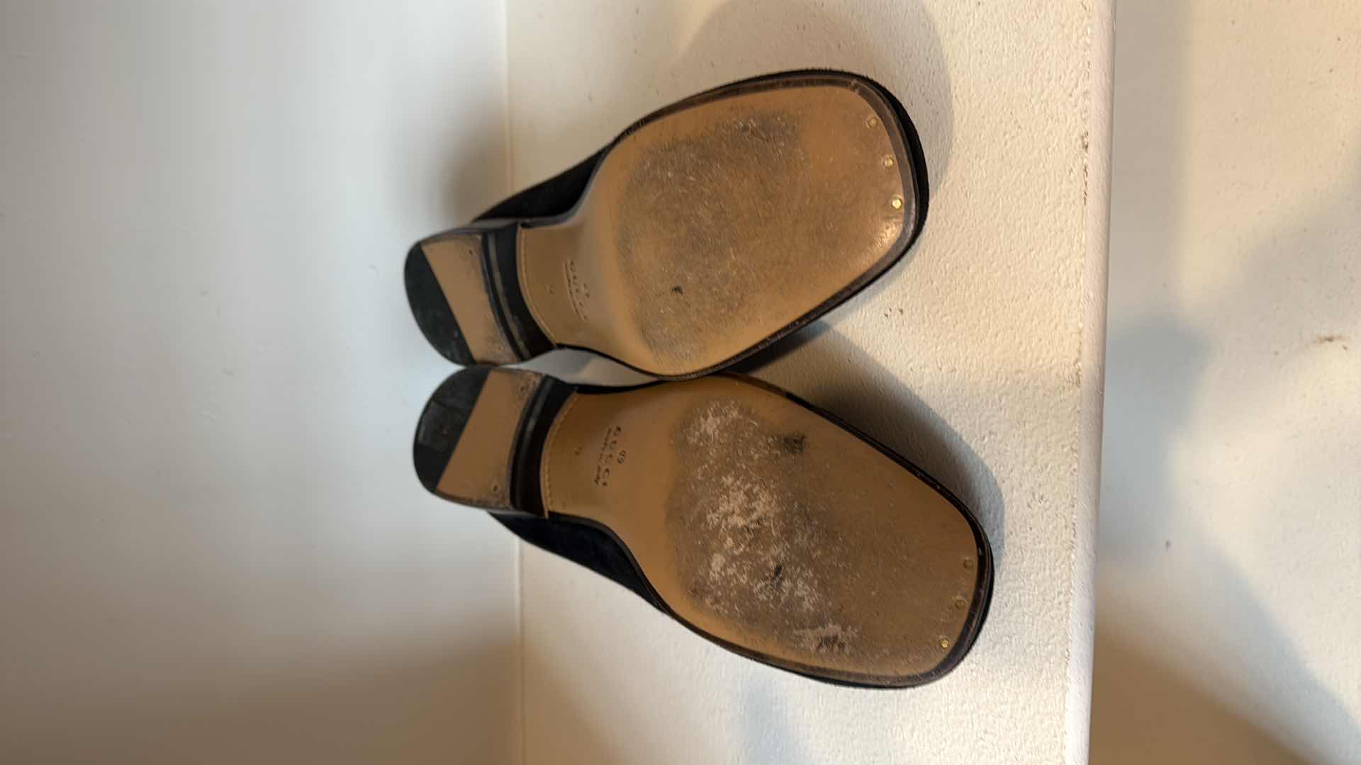 Photo 1 of GUCCI MEN’S DESIGNER SHOES (SIZE 9)