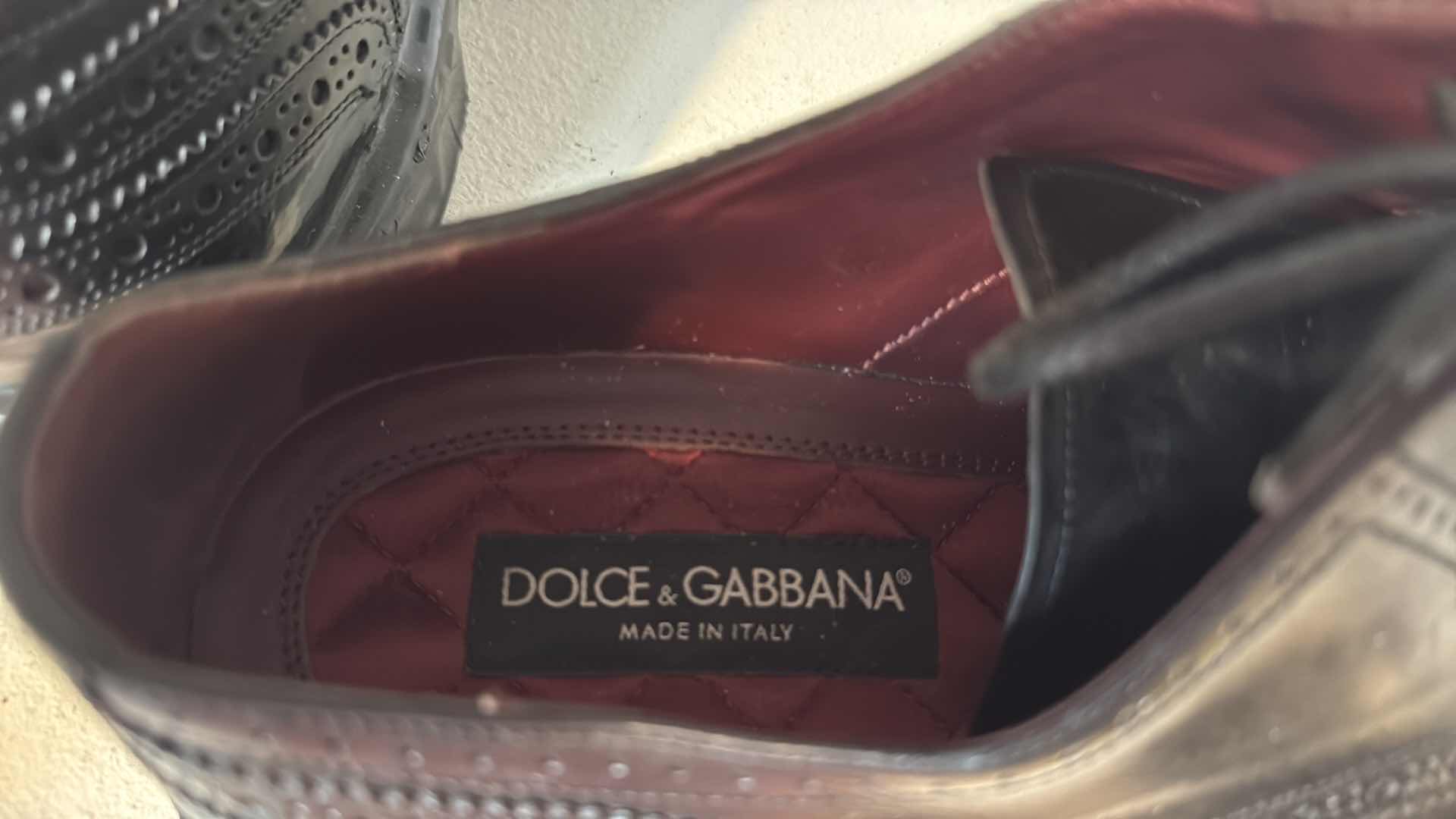 Photo 1 of DOLCE & GABBANA MEN’S DESIGNER SHOES (SIZE 9)