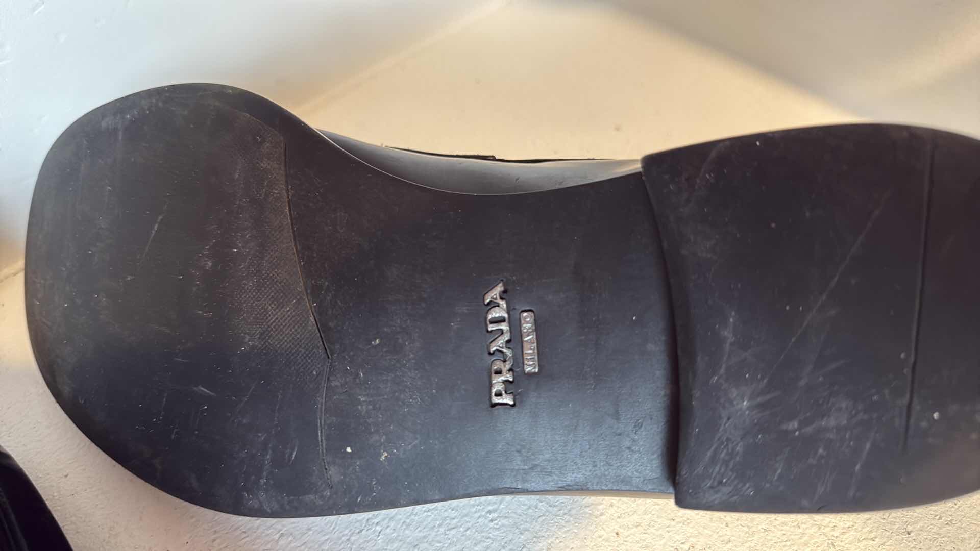 Photo 1 of PRADA MEN’S DESIGNER SHOES (SIZE 9)