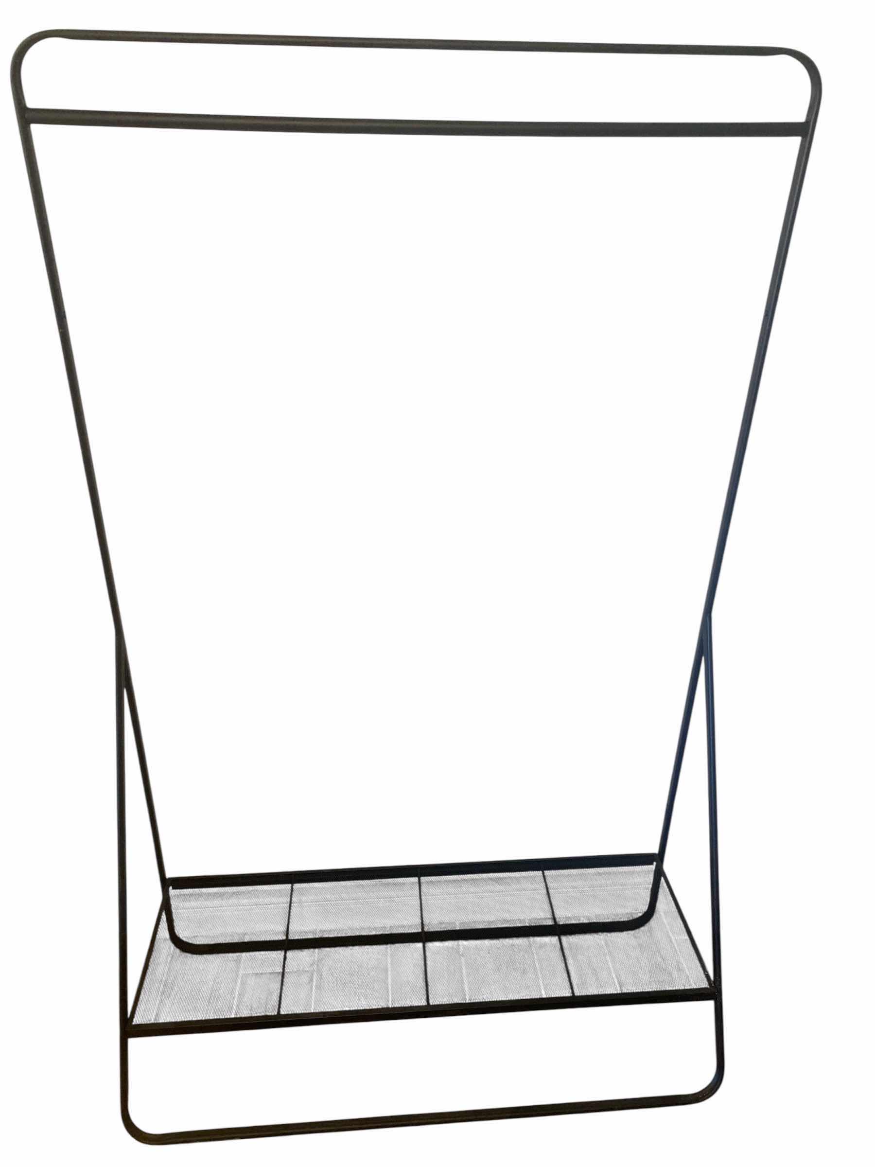 Photo 1 of FREE STANDING BLACK HANGING RACK WITH BOTTOM SHELF (no wheels) EST 40” X 16” H62” (4 AVAILABLE ALL SOLD SEPARATELY)