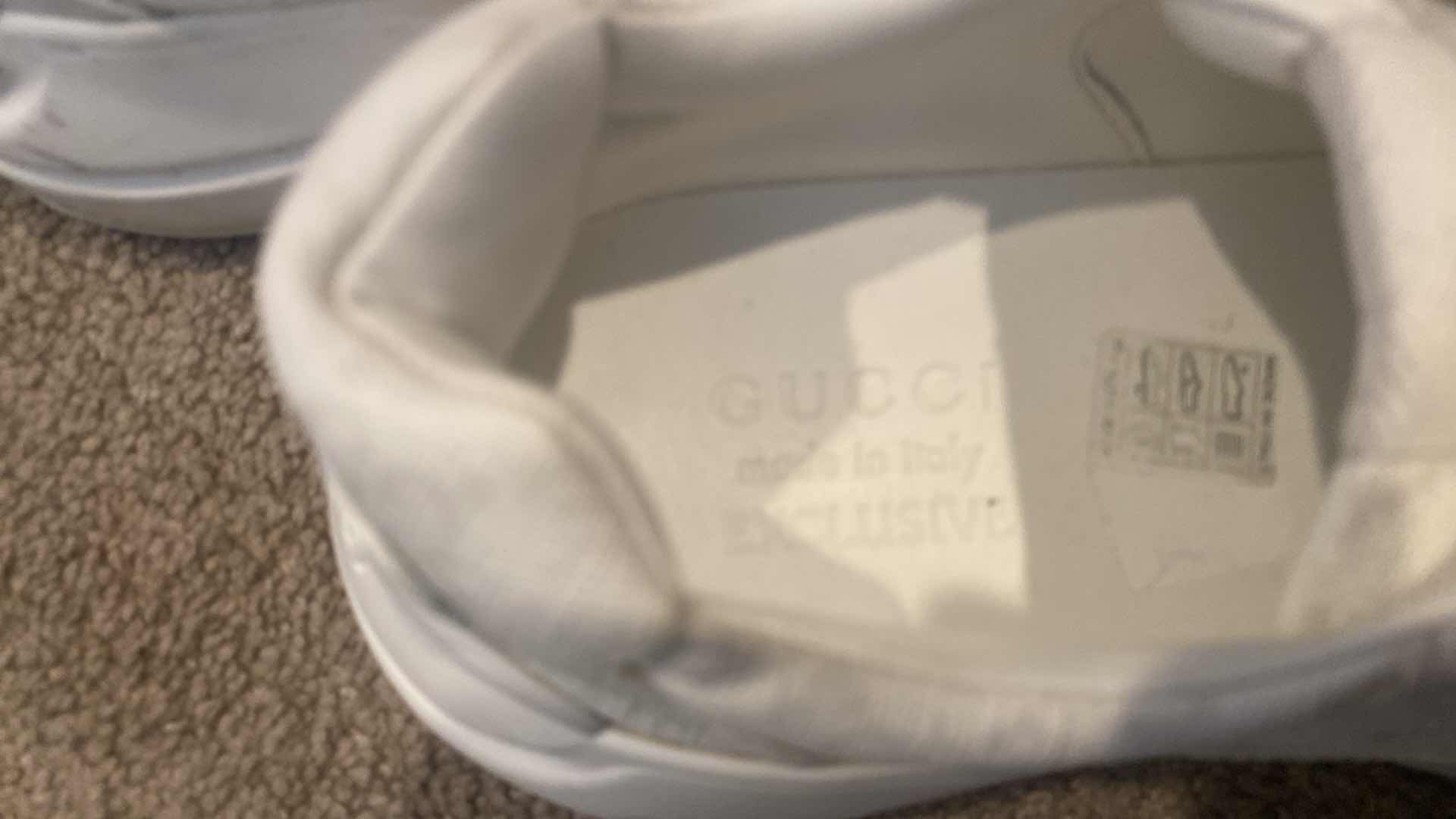 Photo 1 of MENS GUCCI GG CANVAS SNEAKERS SIZE EST 13