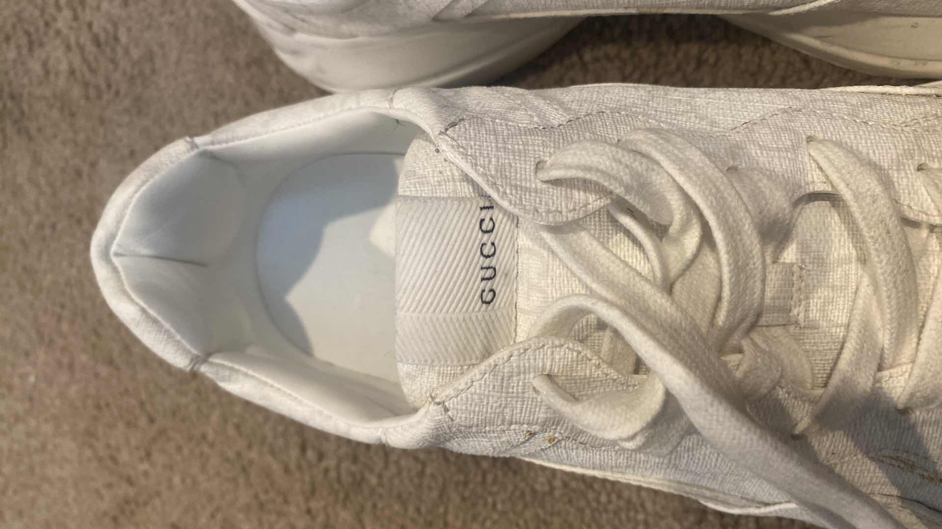 Photo 1 of MENS GUCCI GG CANVAS SNEAKERS SIZE EST 13