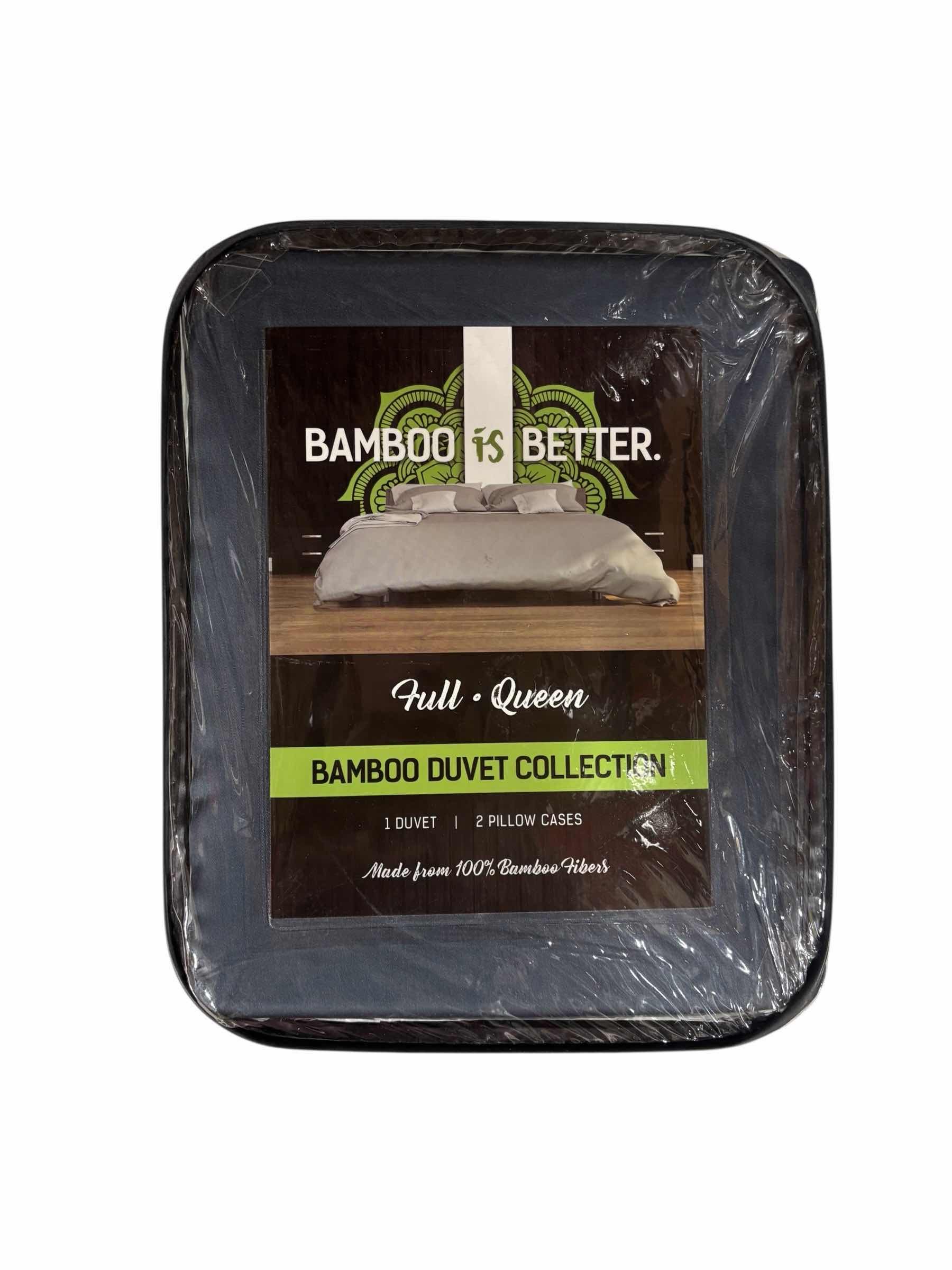 Photo 1 of BAMBOO IS BETTER BAMBOO DUVET COLLECTION FULL- QUEEN - 90” X 90” SLATE