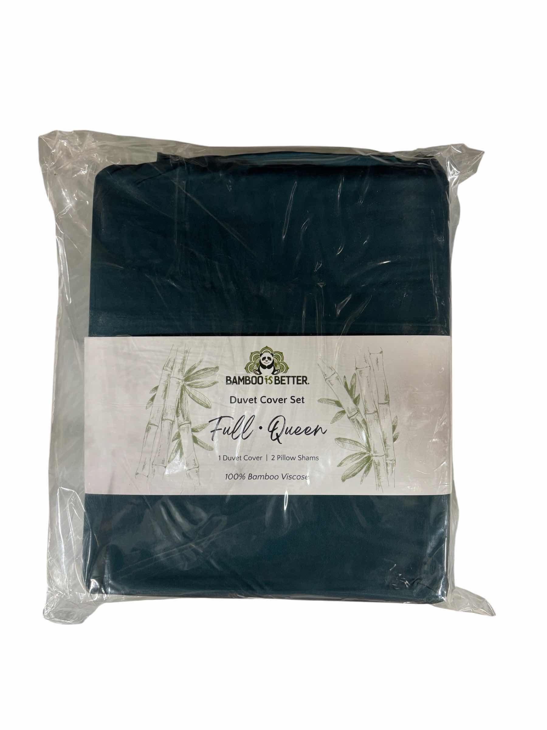 Photo 1 of BAMBOO IS BETTER BAMBOO DUVET COLLECTION FULL- QUEEN - 90” X 90” EMERALD GREEN