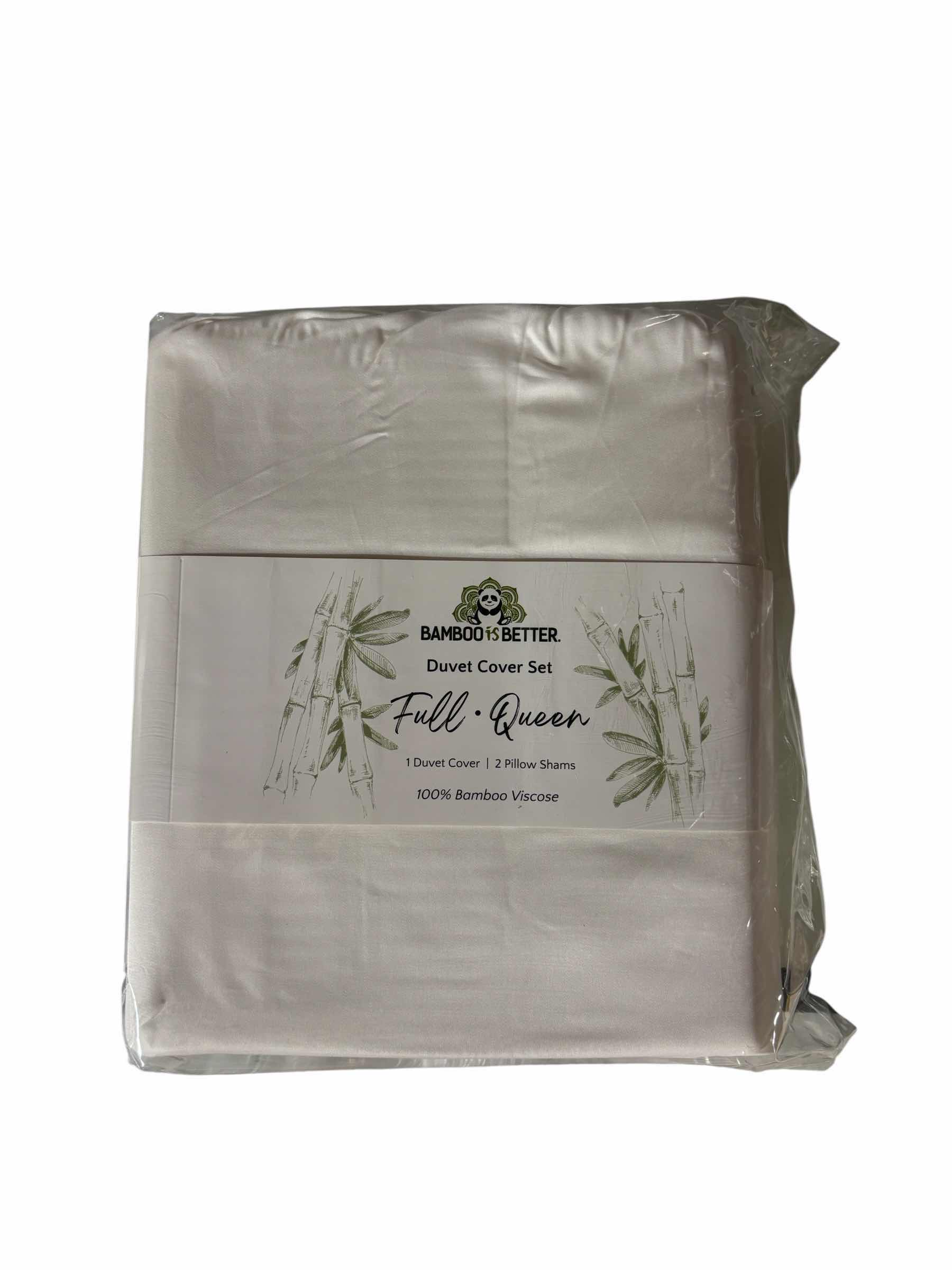 Photo 1 of BAMBOO IS BETTER BAMBOO DUVET COLLECTION FULL- QUEEN - 90” X 90” WHITE
