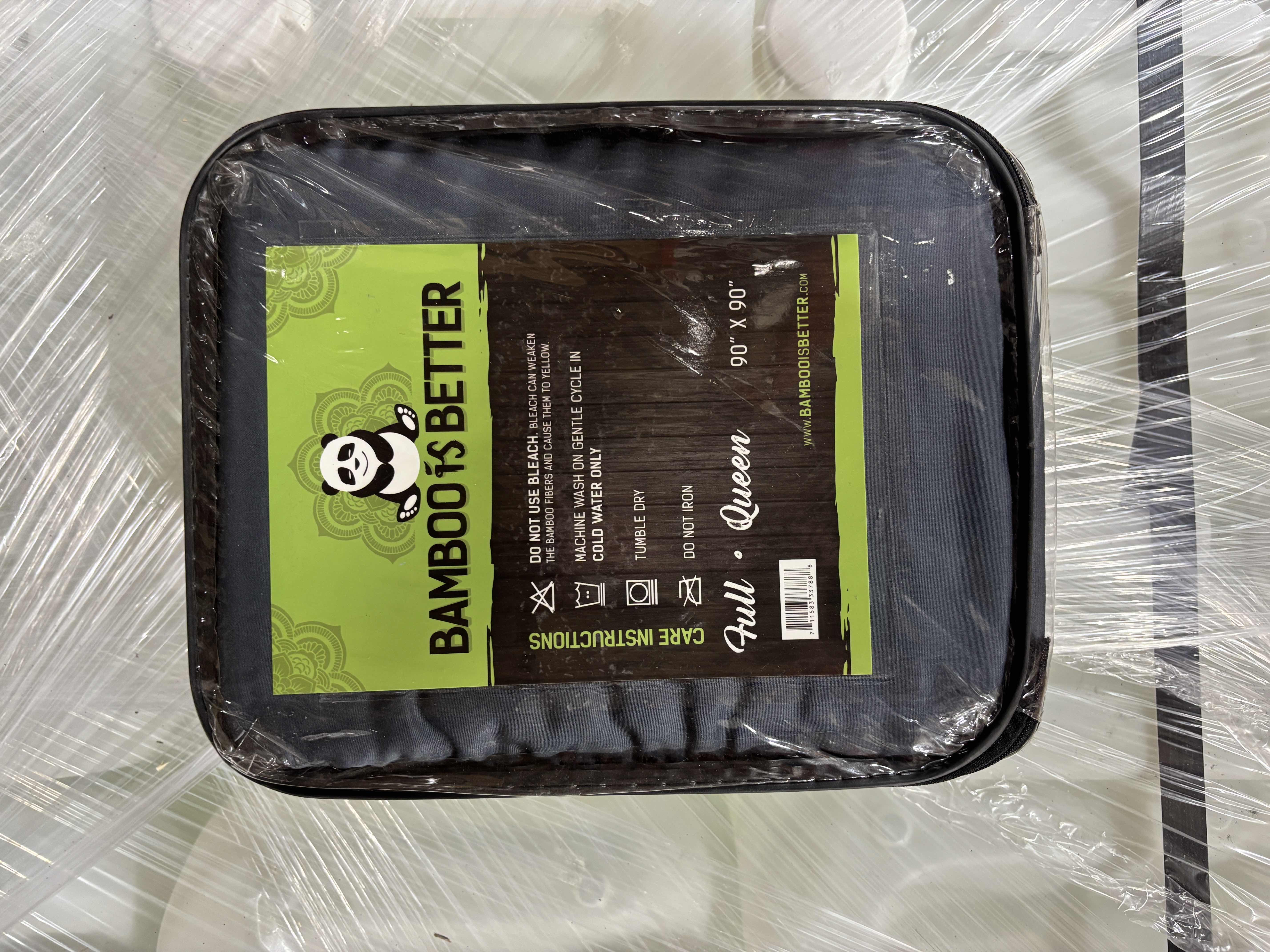 Photo 1 of BAMBOO IS BETTER BAMBOO DUVET COLLECTION FULL- QUEEN - 90” X 90” SLATE