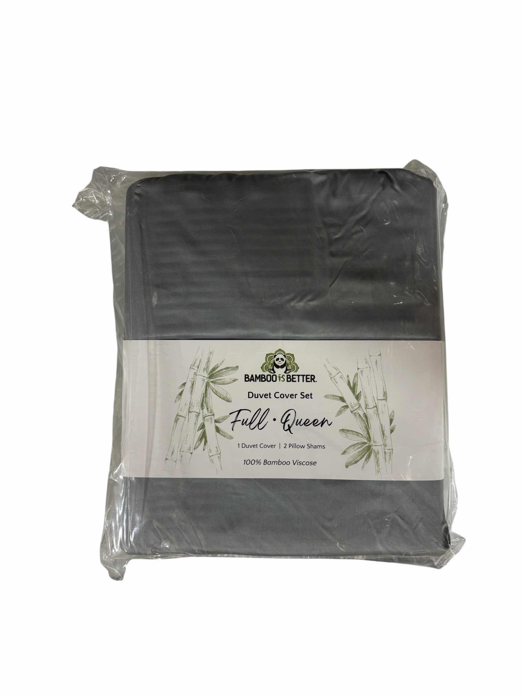 Photo 1 of BAMBOO IS BETTER BAMBOO DUVET COLLECTION FULL- QUEEN - 90” X 90” SILVER