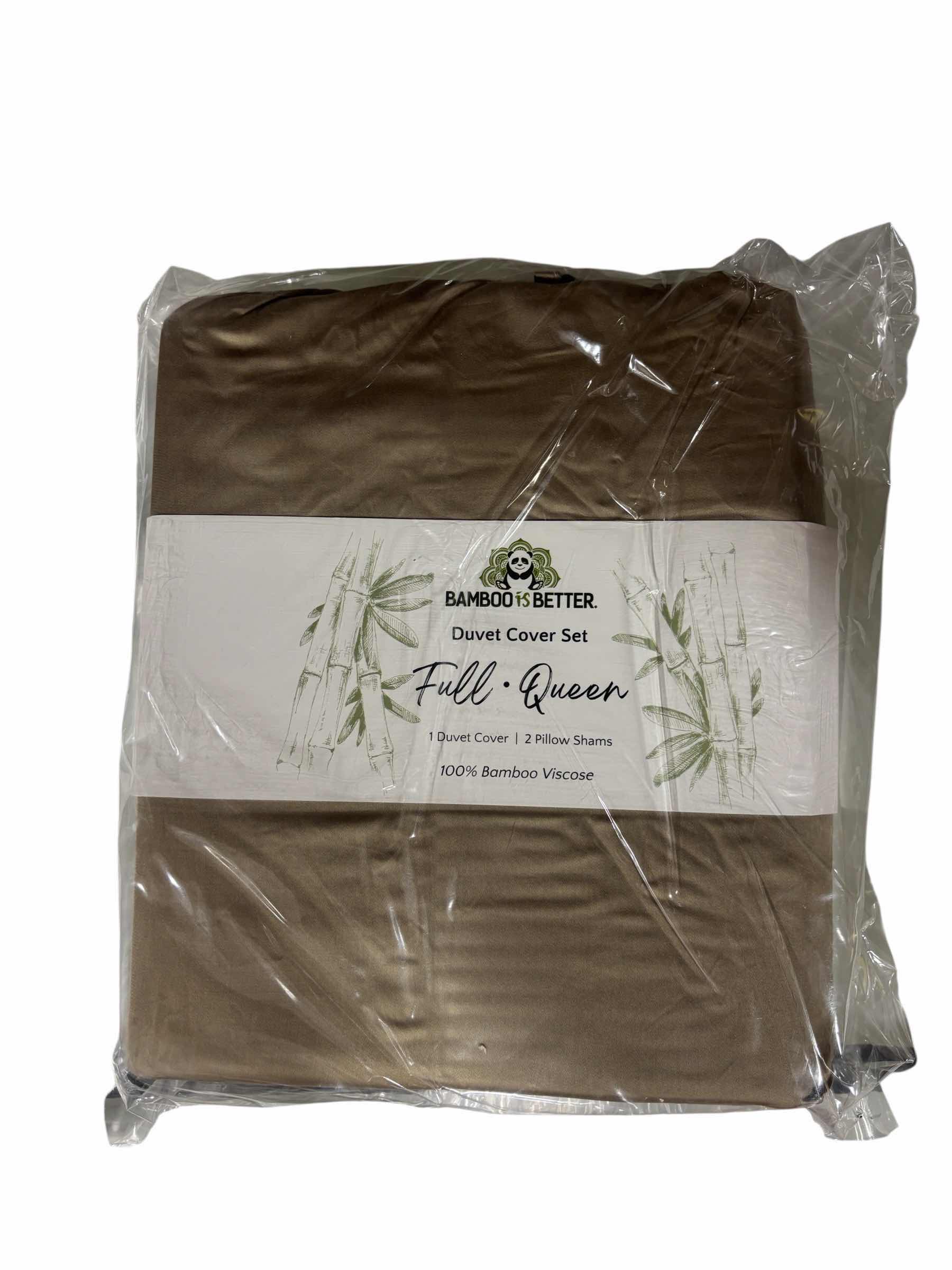 Photo 1 of BAMBOO IS BETTER BAMBOO DUVET COLLECTION FULL- QUEEN - 90” X 90” TAUPE