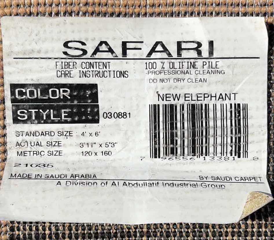 Photo 1 of AREA RUG ELEPHANT 4”X 6”L