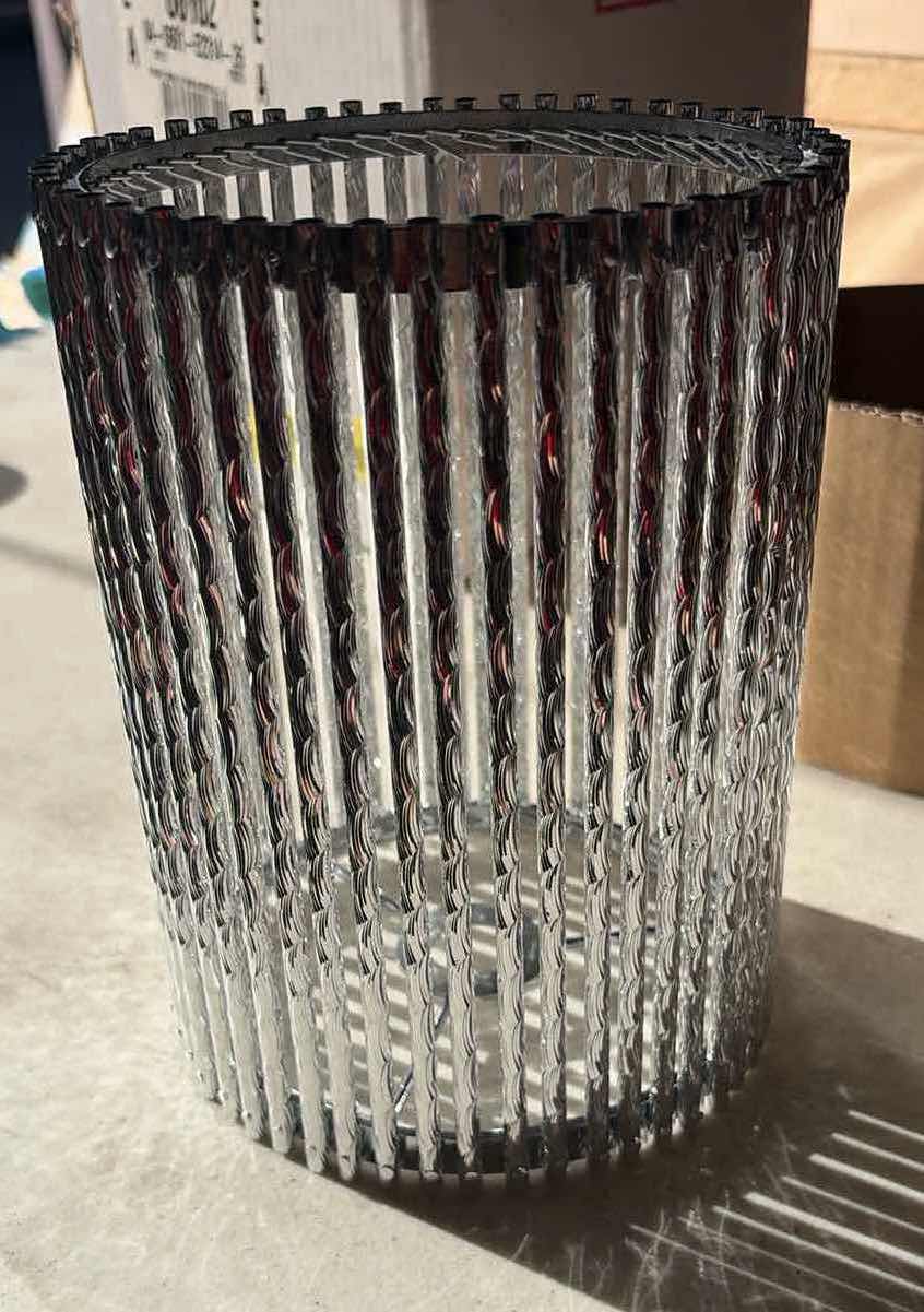 Photo 1 of NIB HANGING LAMP GREY METAL
