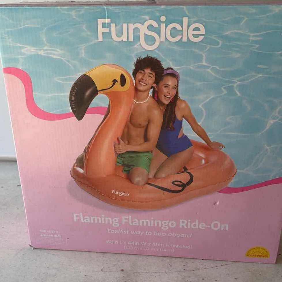 Photo 1 of NIB INFLATABLE FLAMINGO