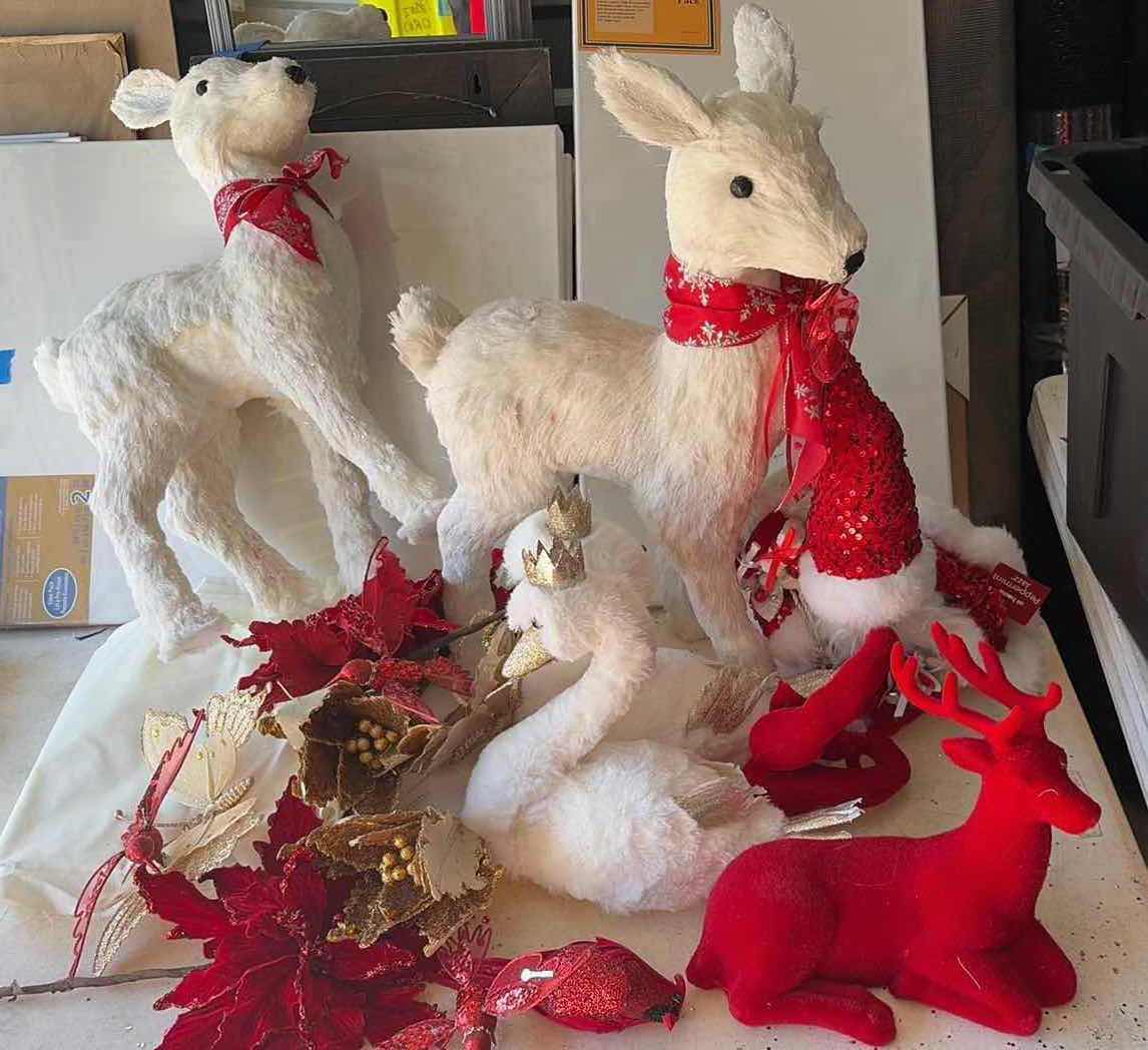 Photo 1 of CONTENTS OF BOX HOLIDAY DECORATIONS