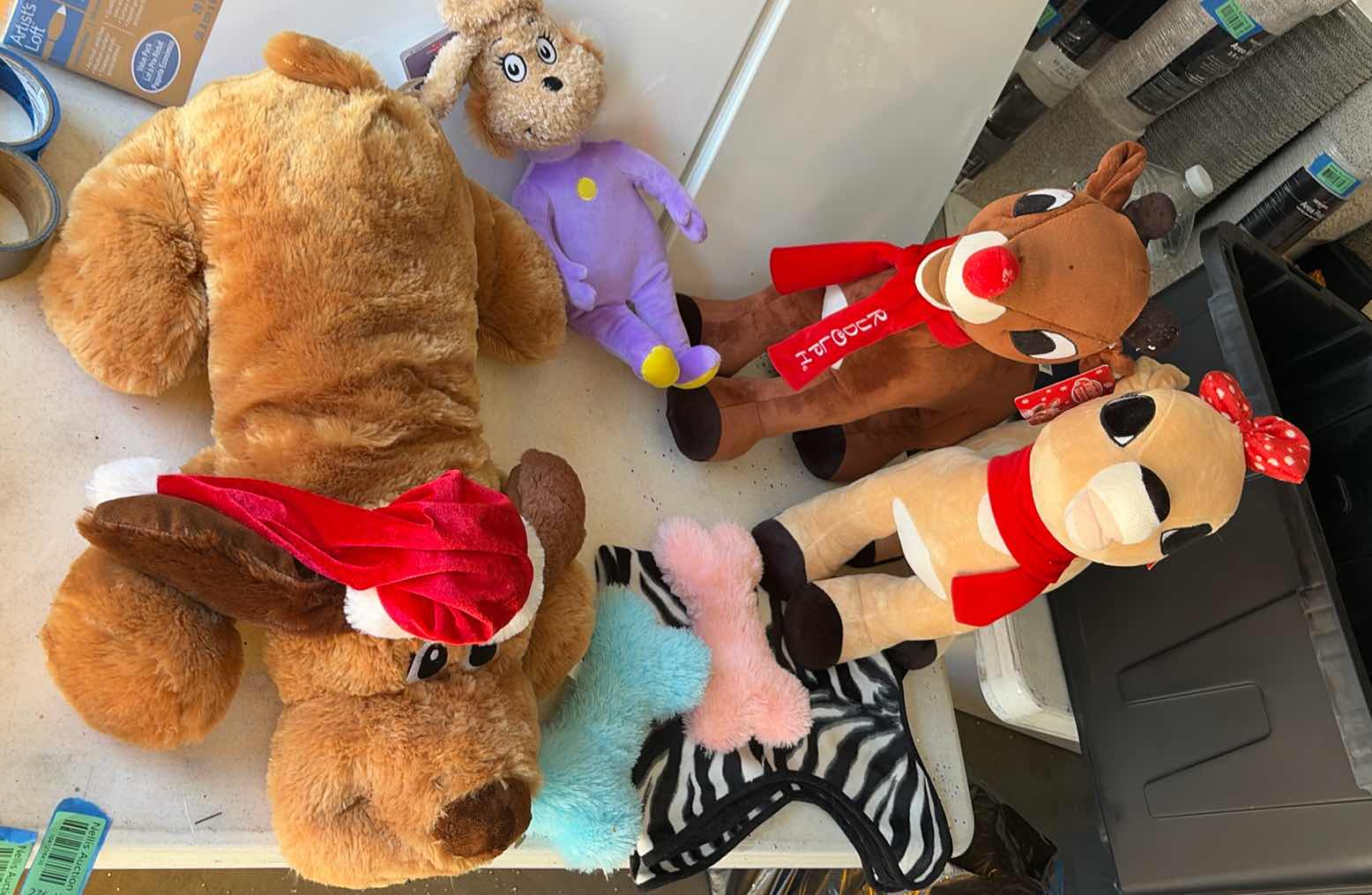 Photo 1 of CONTENTS OF BOX HOLIDAY STUFFED ANIMALS
