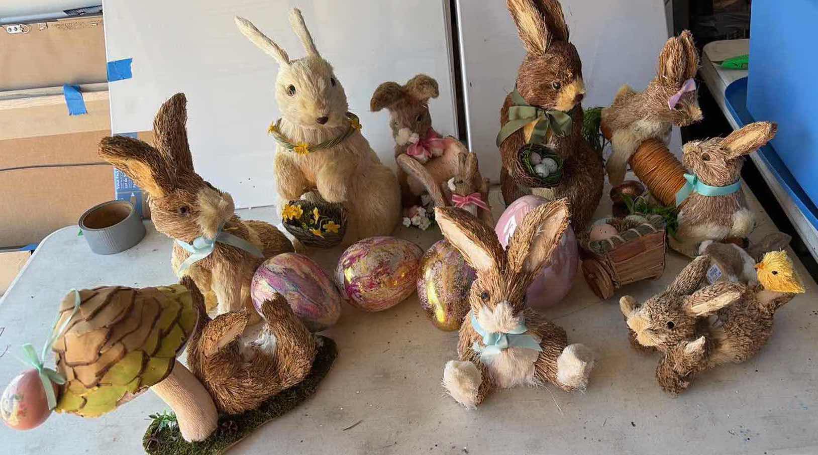 Photo 1 of CONTENTS OF BOX EASTER DECORATIONS/ RABIT DECORATIONS