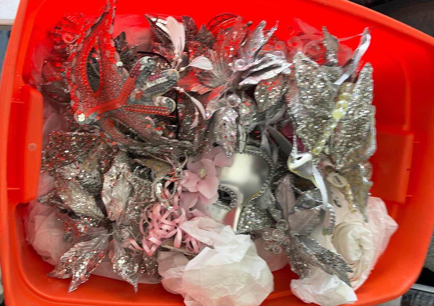 Photo 1 of CONTENTS OF BOX- HOLIDAY ORNAMENTS