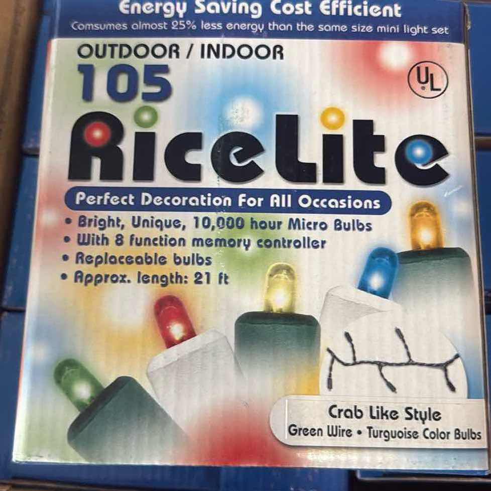 Photo 1 of CONTENTS OF BOX-9 NIB HOLIDAY LIGHTS 21’