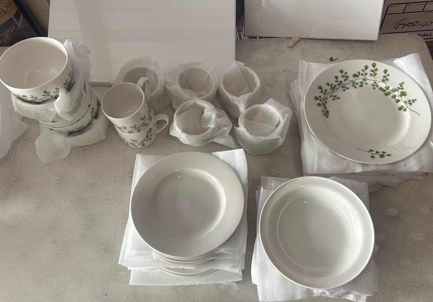Photo 1 of CONTENTS OF BOX- 35 PIECE SET MARTHA STEWART DISHES