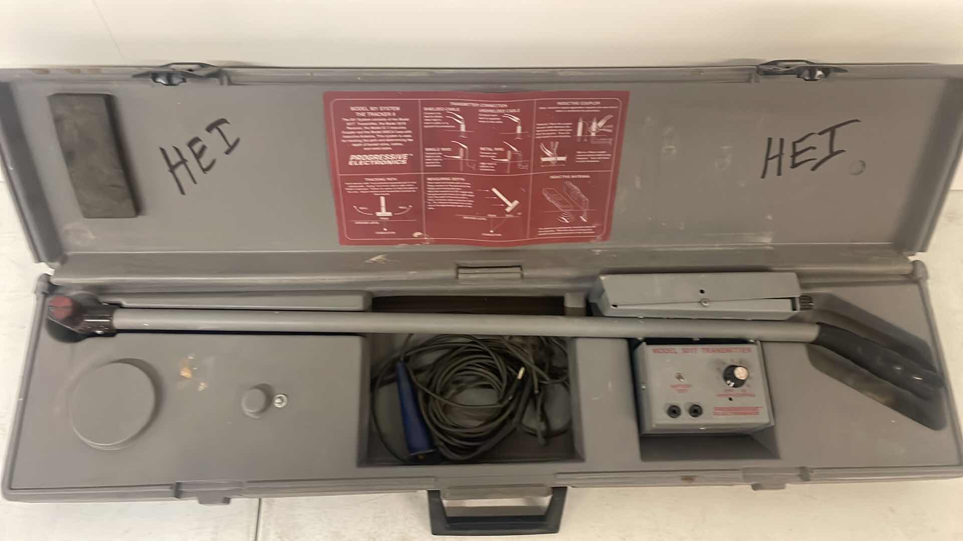 Photo 1 of PROGRESSIVE ELECTRONICS MODEL 501 TRACKER II CABLE LOCATING SYSTEM