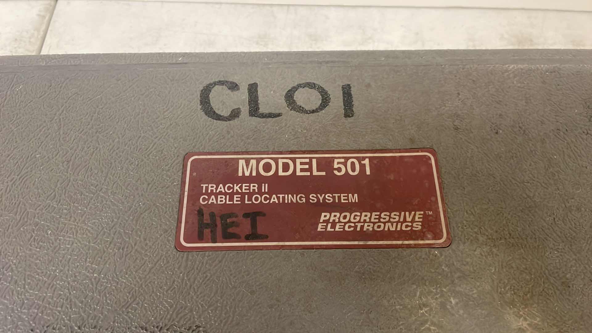 Photo 1 of PROGRESSIVE ELECTRONICS MODEL 501 TRACKER II CABLE LOCATING SYSTEM
