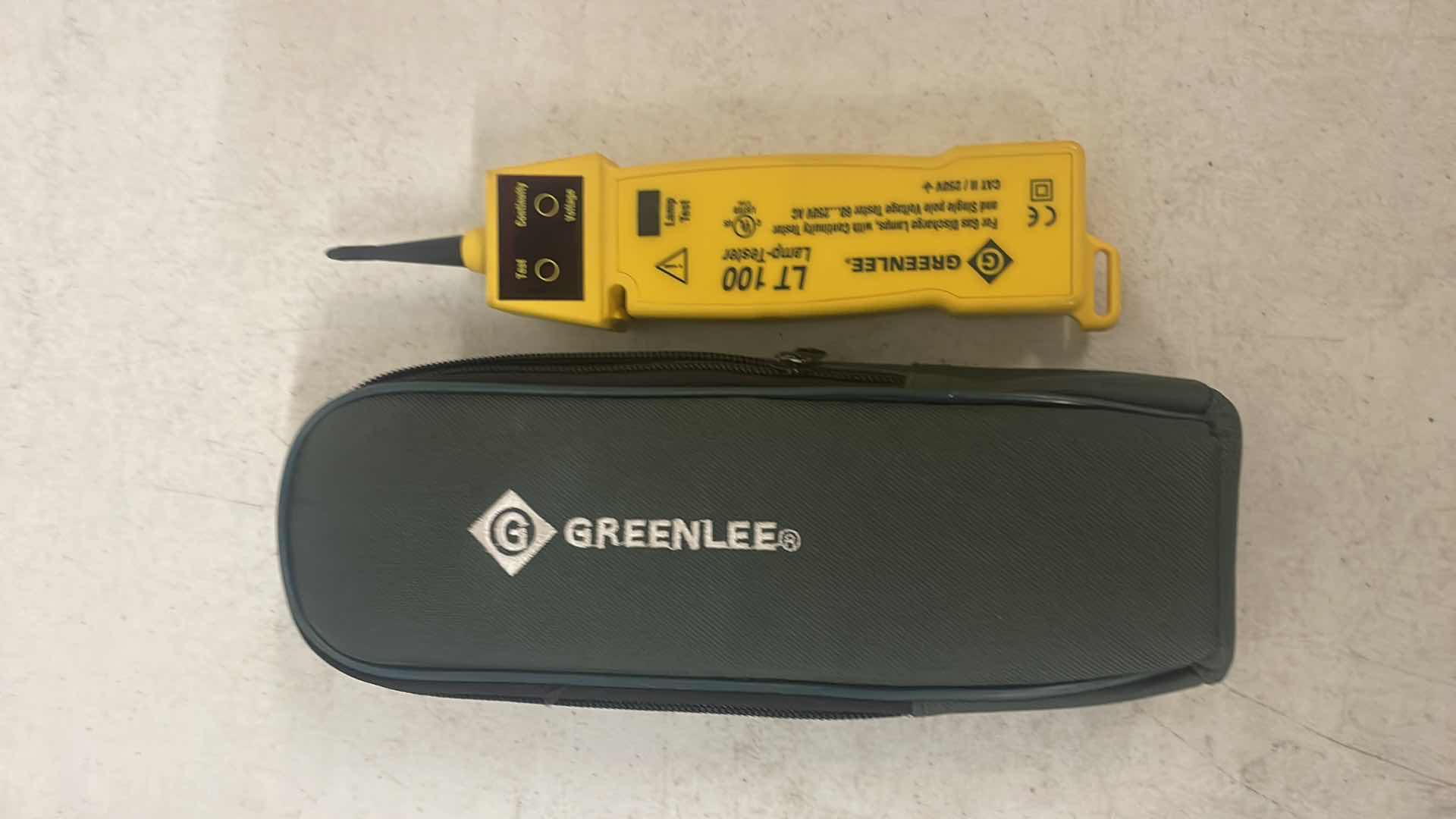 Photo 2 of GREENLEE LT-100 60 TO 250VAC CIRCUIT LAMP TESTER
