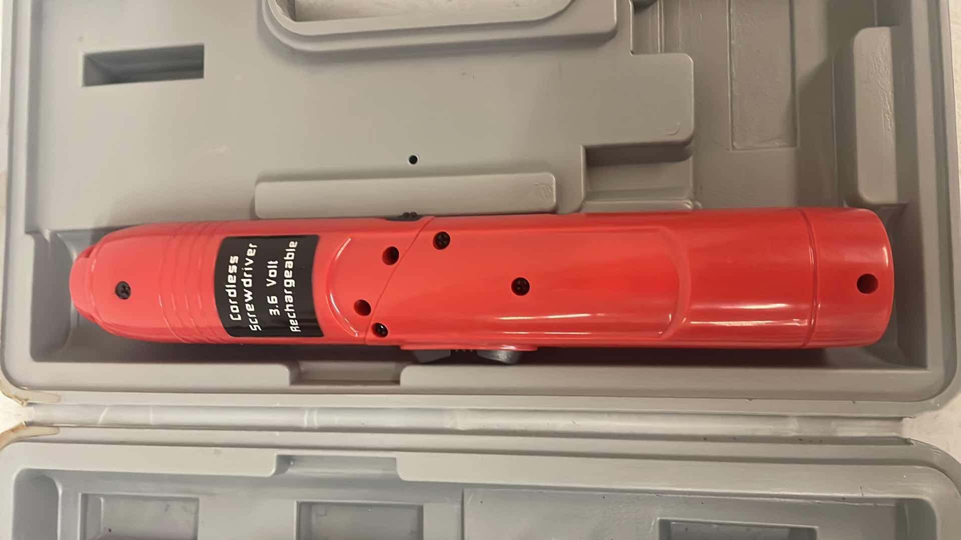 Photo 1 of CORDLESS SCREWDRIVER 3.6 VOLT RECHARGEABLE