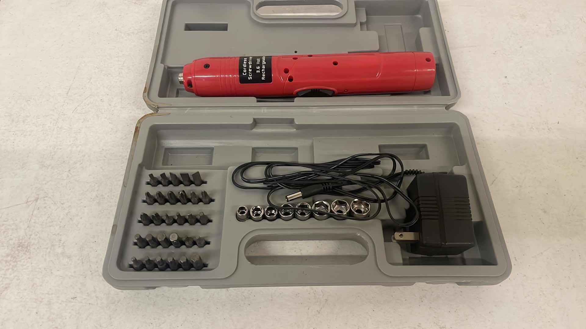 Photo 1 of CORDLESS SCREWDRIVER 3.6 VOLT RECHARGEABLE