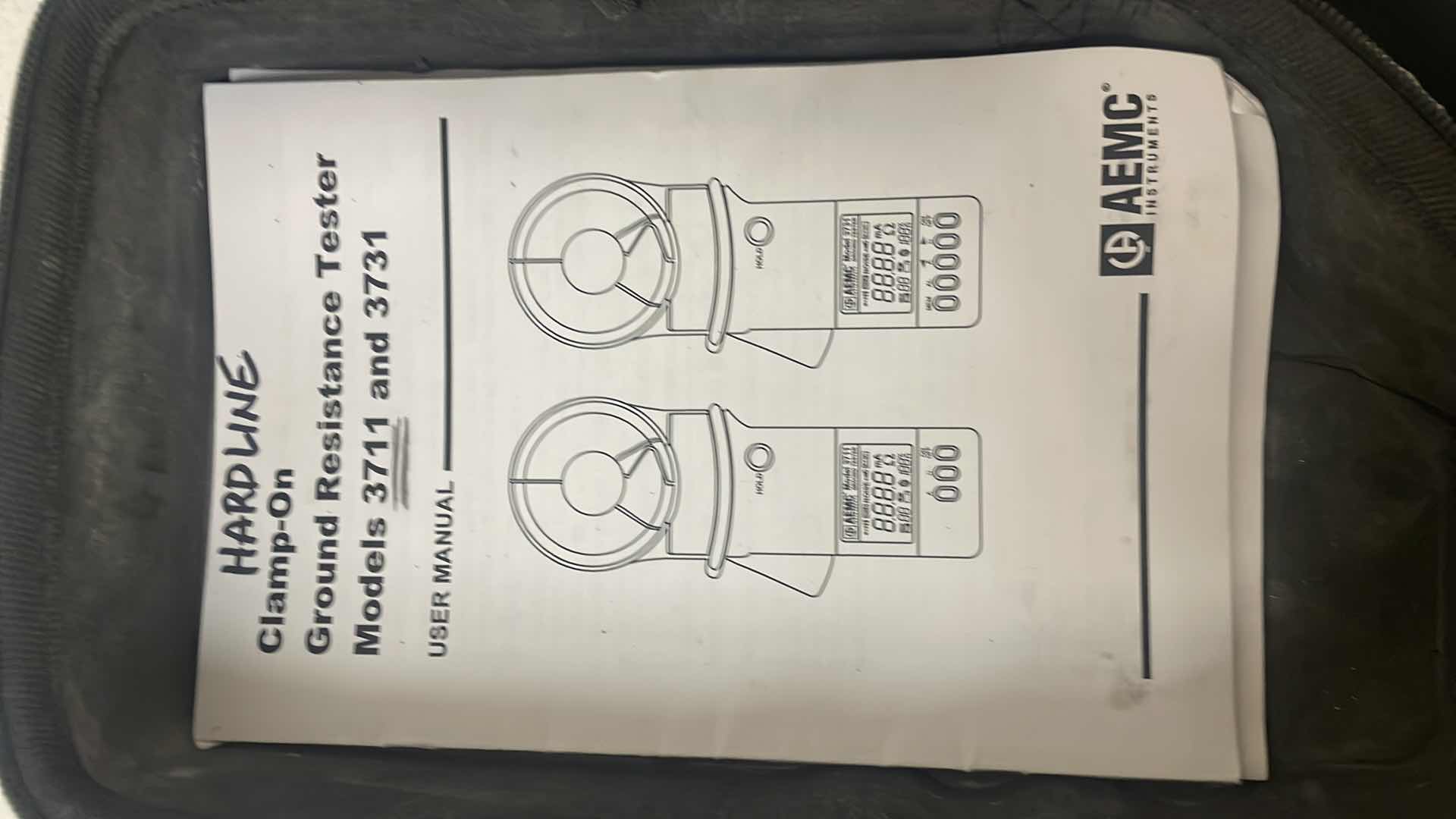 Photo 1 of AEMC GROUND TESTER MODEL 3711