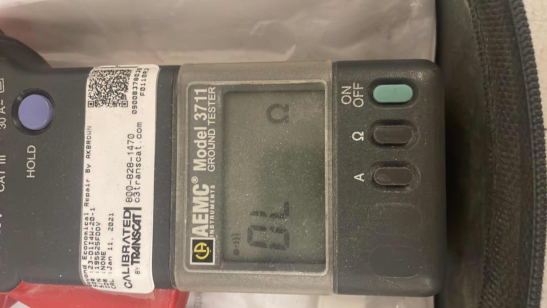 Photo 1 of AEMC GROUND TESTER MODEL 3711