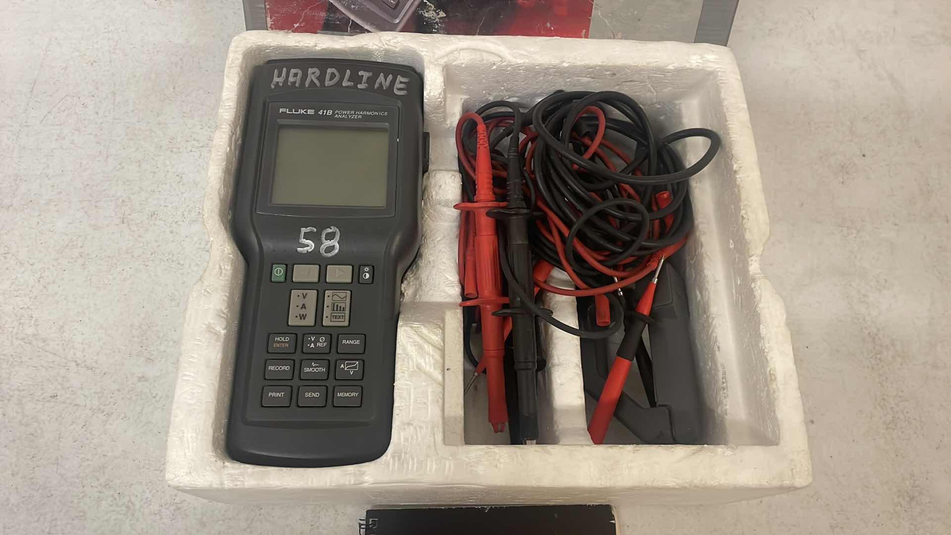 Photo 1 of FLUKE 41B POWER HARMONICS ANALYZER