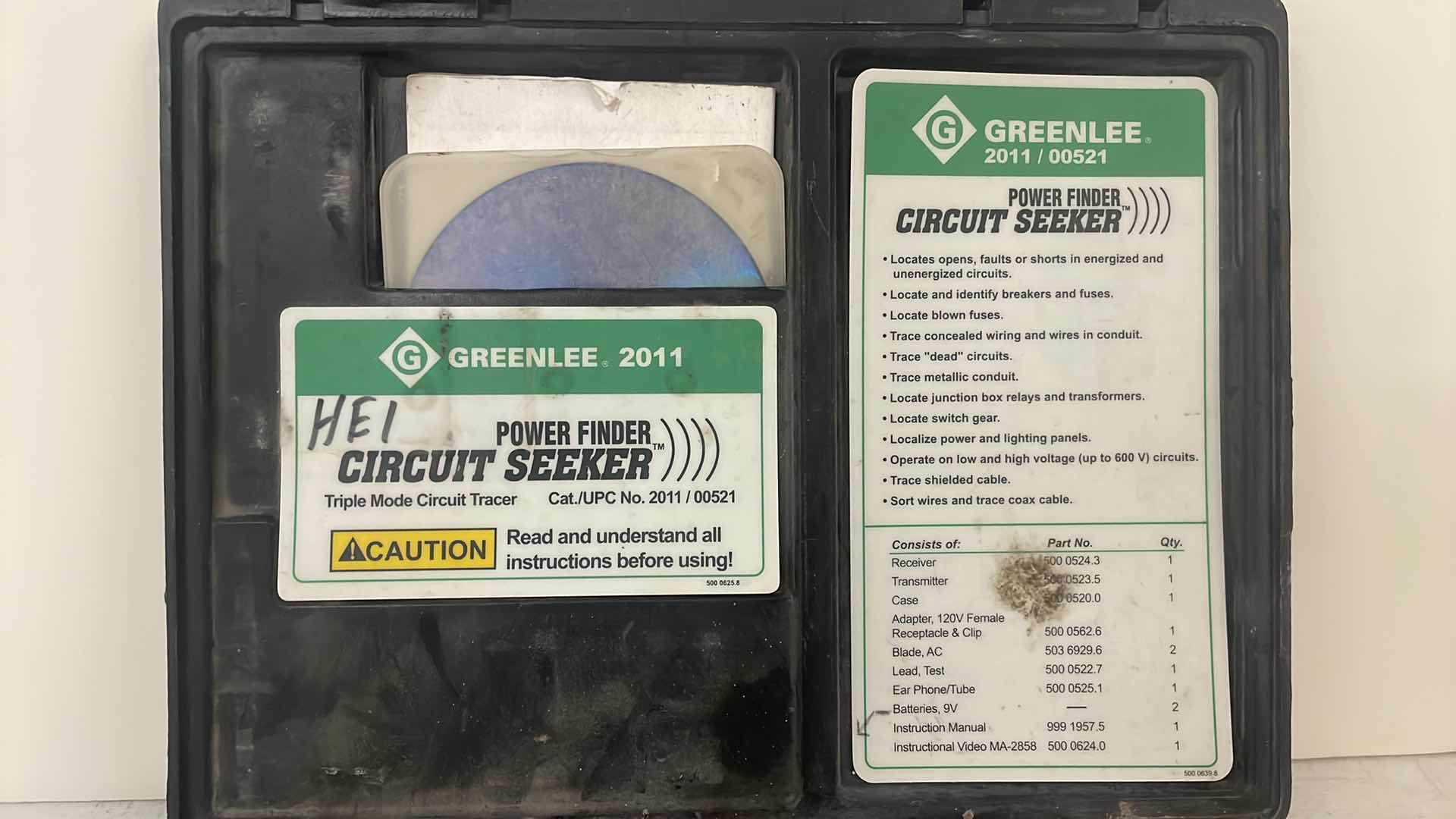 Photo 1 of GREENLEE 2011/00521 POWER FINDER CIRCUIT SEEKER