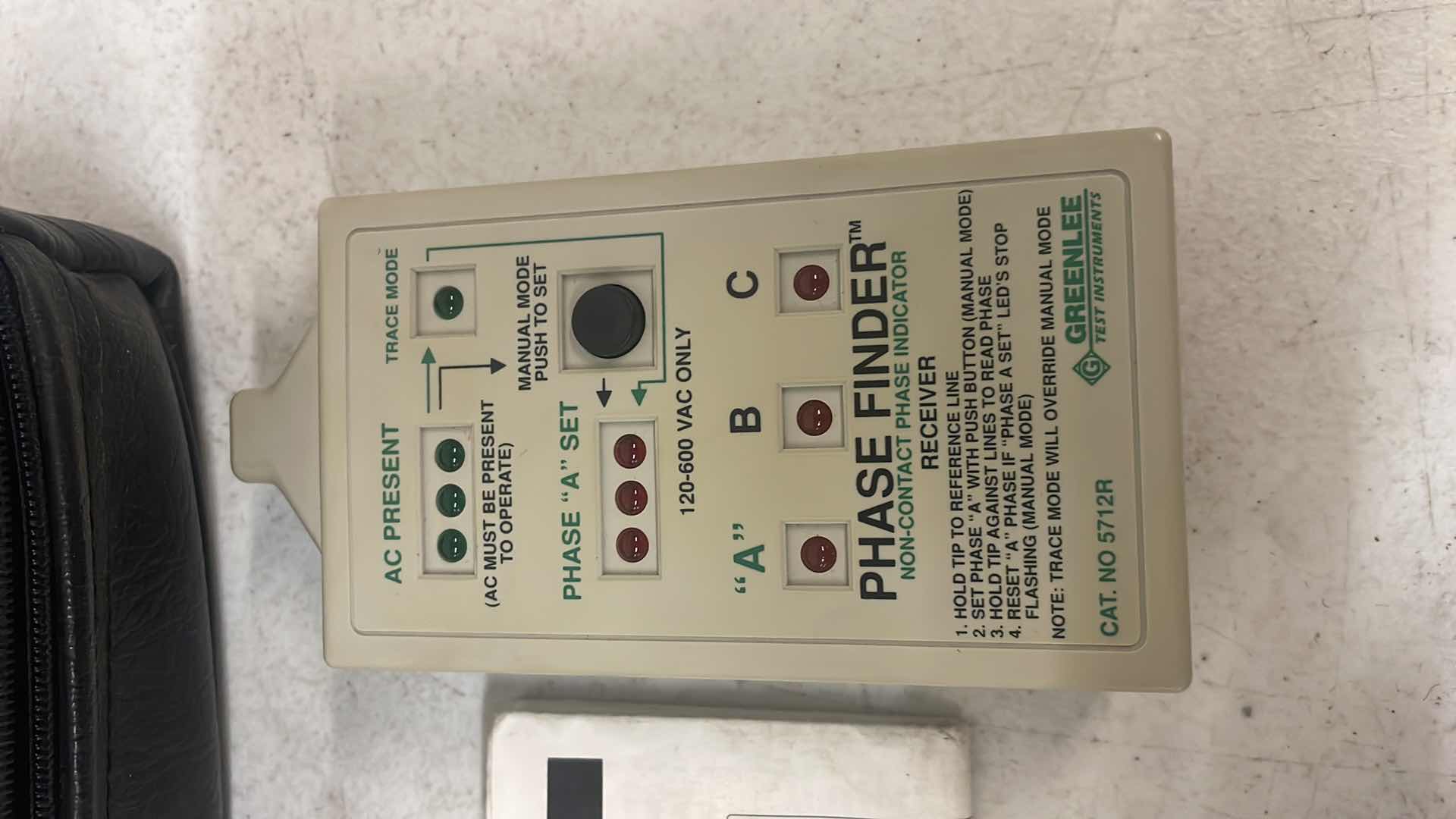 Photo 1 of GREENLEE 5712 PHASE SEQUENCE INDICATOR