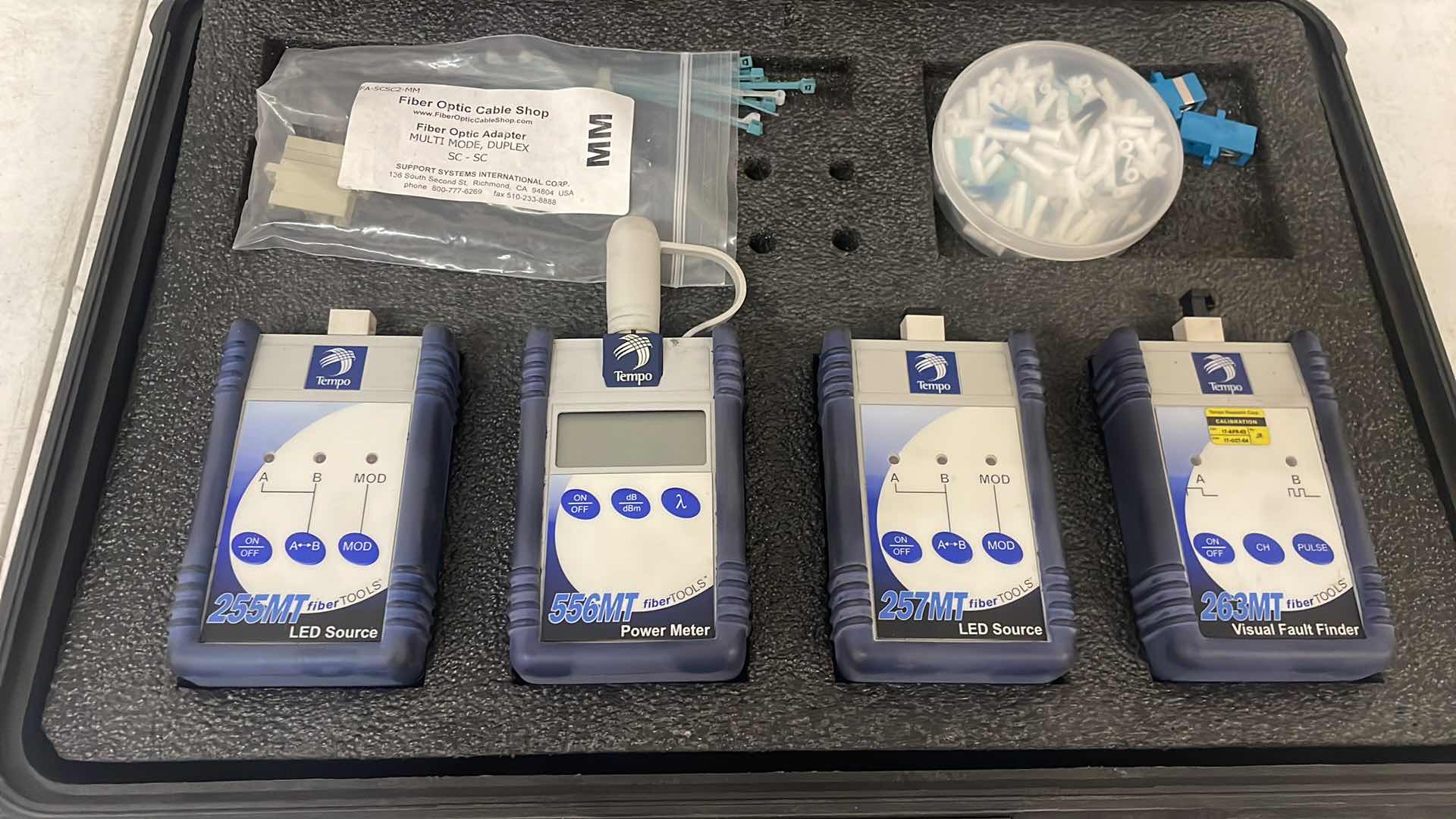 Photo 1 of TEMPO FIBRE OPTIC TESTING KIT IN PELICAN CASE