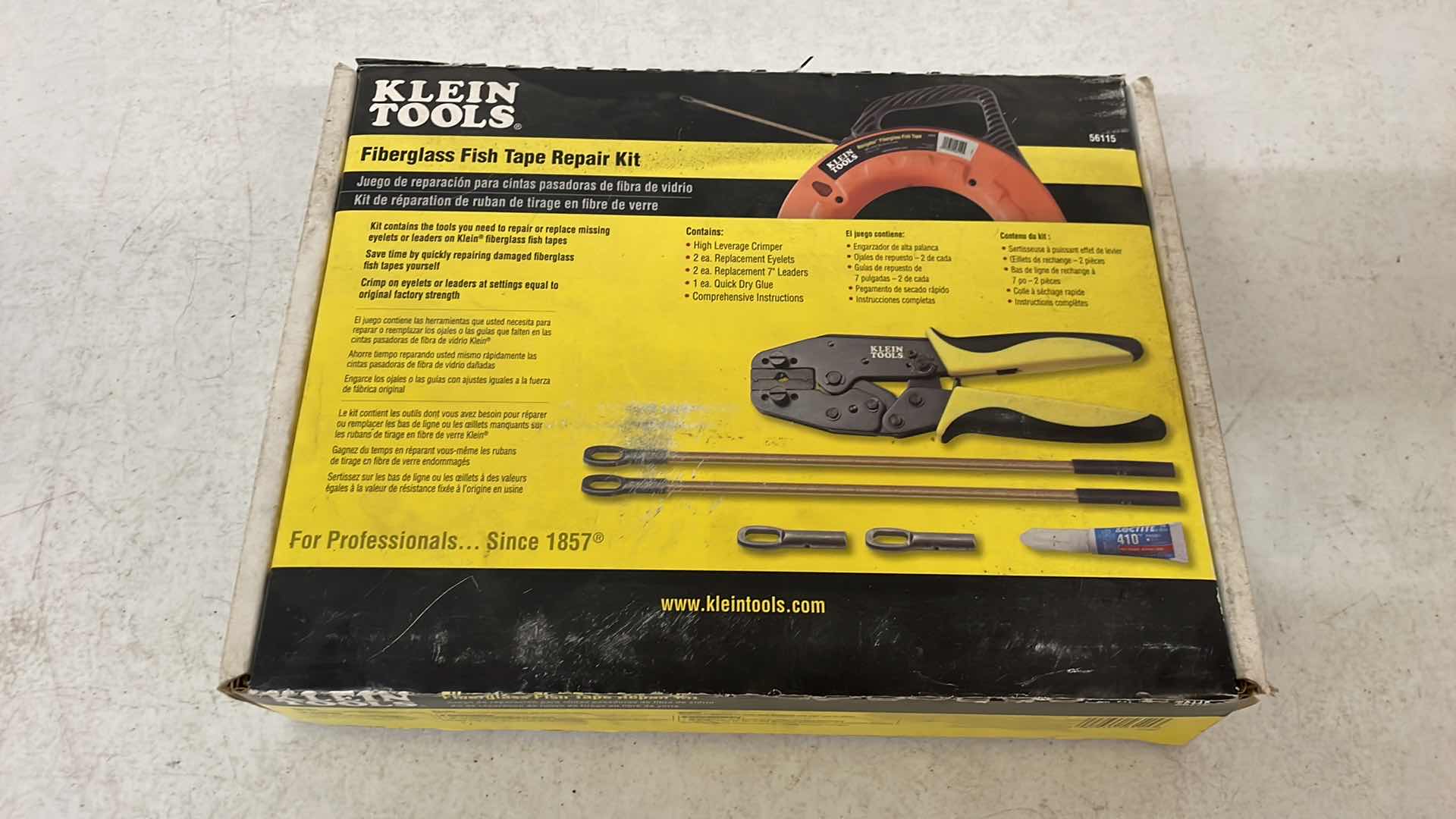 Photo 3 of KLEIN TOOLS 
FIELD REPAIR KIT FOR FIBERGLASS FISH TAPE (CAT. NO. 56115)