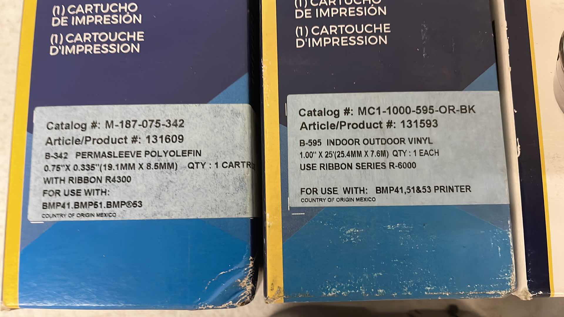 Photo 2 of BRADY PRINT CARTRIDGES (7)